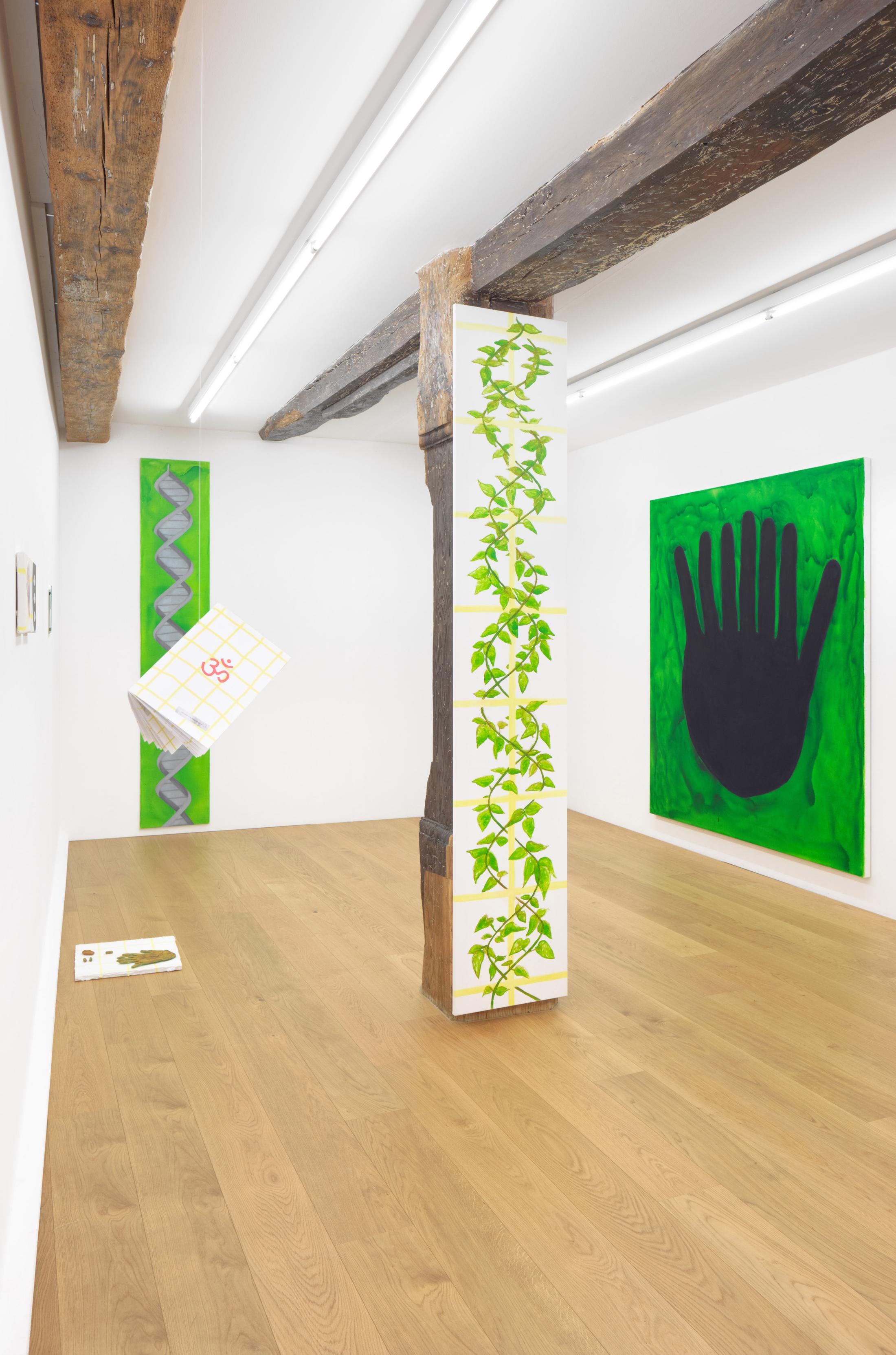 Exhibition View Christian Rothmaler Soloshow «Mountain View on Neom Om» at Kirchgasse, Steckborn, 2018