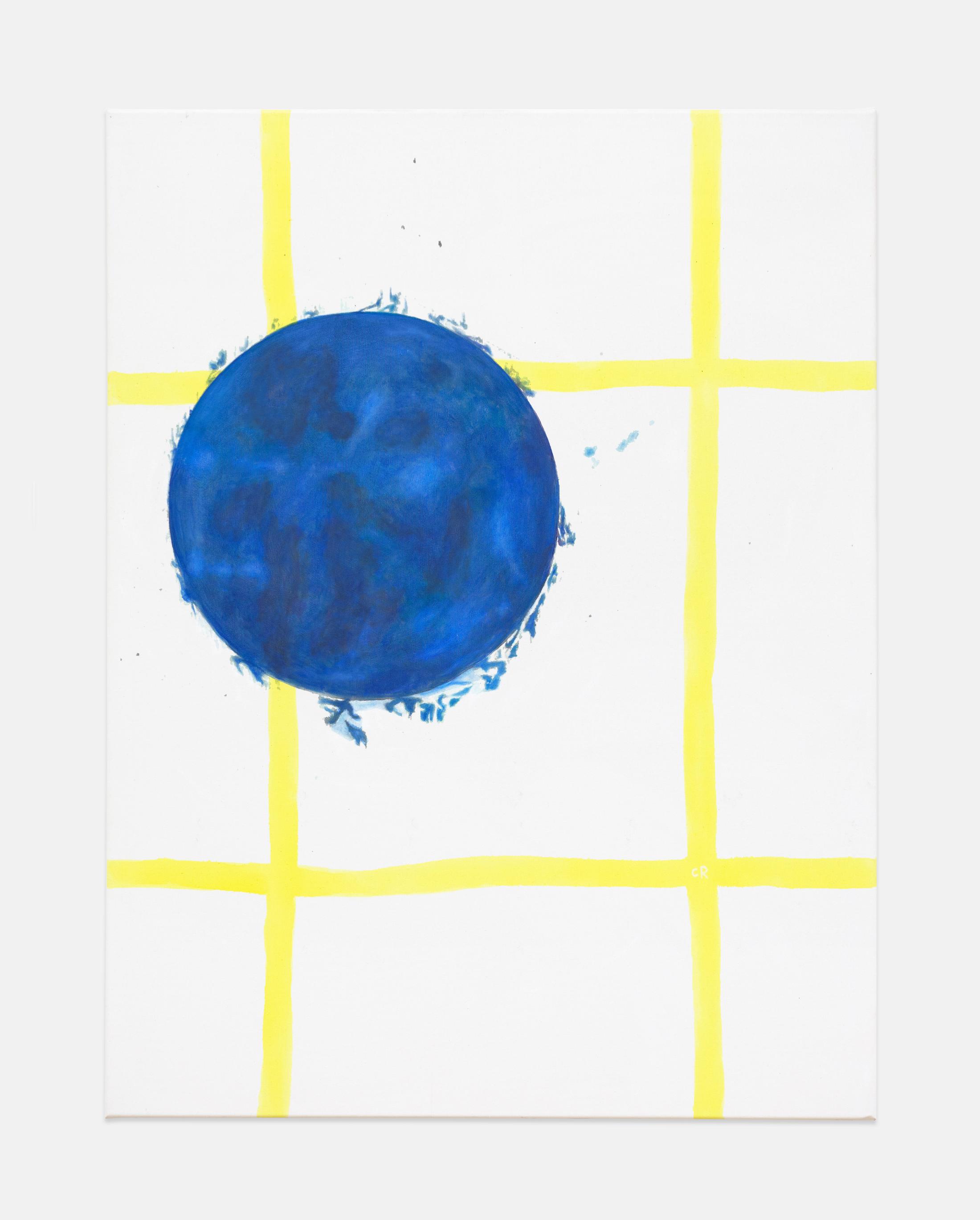 Exhibition View Christian Rothmaler Soloshow «Mountain View on Neom Om / view on Blauer Sohn Zitrone, 2018» at Kirchgasse, Steckborn, 2018