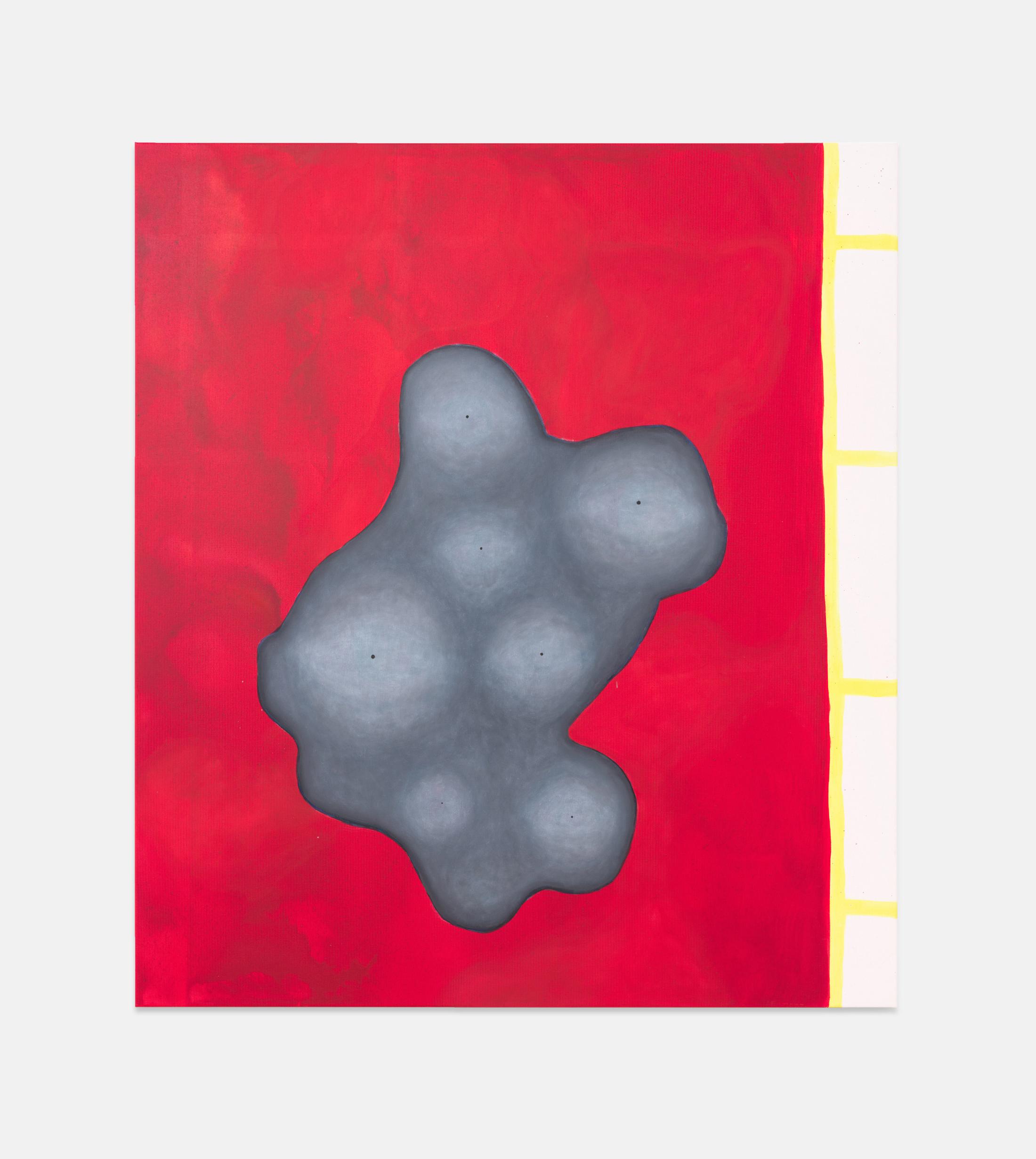 Exhibition View Christian Rothmaler Soloshow «Mountain View on Neom Om / view on Niemand freihändig, 2018» at Kirchgasse, Steckborn, 2018