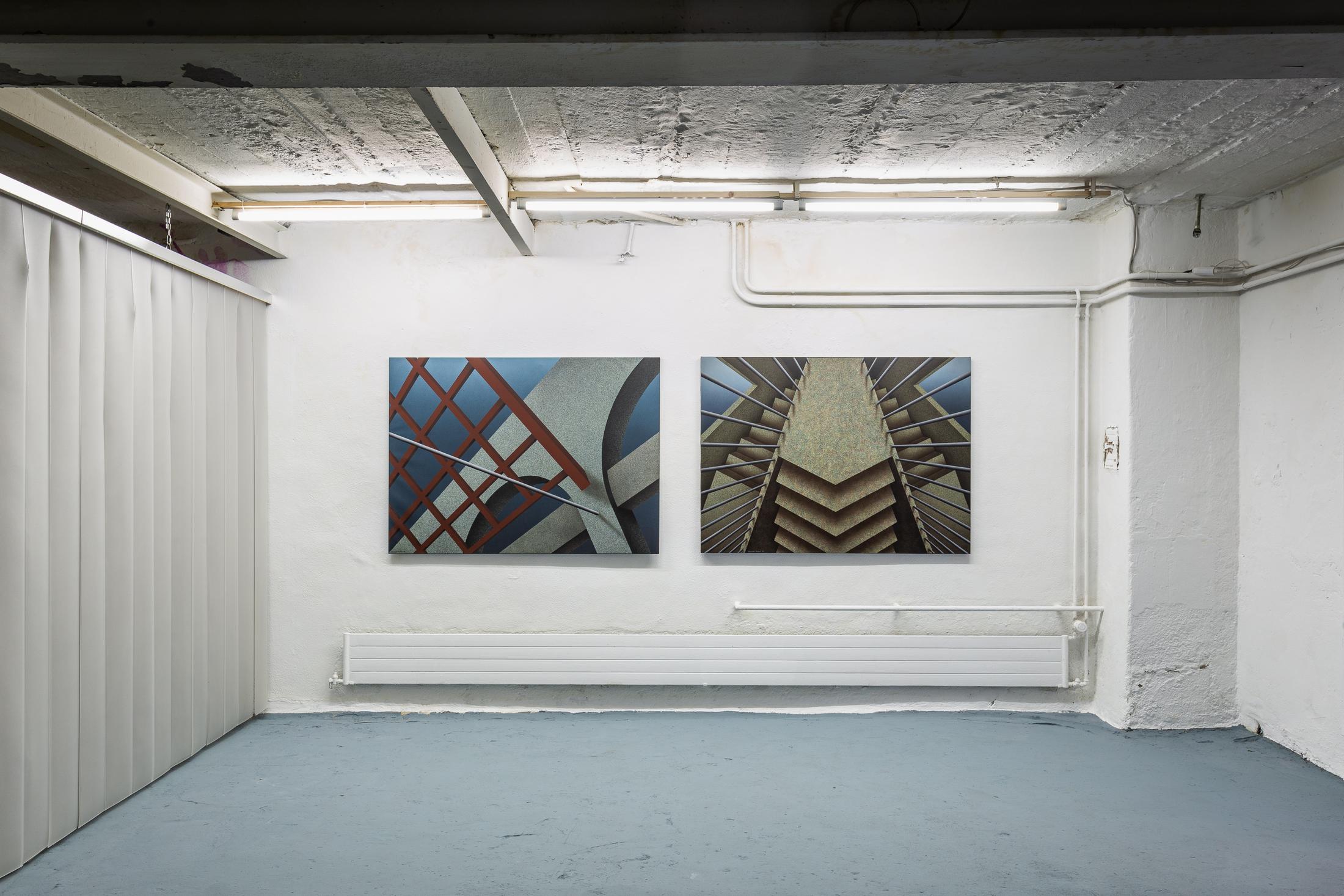 Exhibition View Groupshow «New (Object) Order» with Christoph Hänsli, Eduardo Rubén and Francisco Sierra at Last Tango, Zurich, 2019 / Photo: Kilian Bannwart / Courtesy: the artists and Last Tango