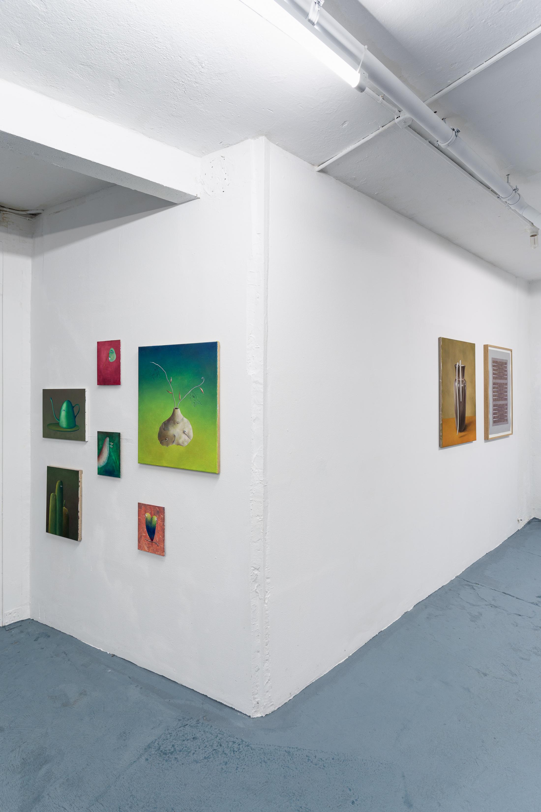 Exhibition View Groupshow «New (Object) Order» with Christoph Hänsli, Eduardo Rubén and Francisco Sierra at Last Tango, Zurich, 2019 / Photo: Kilian Bannwart / Courtesy: the artists and Last Tango