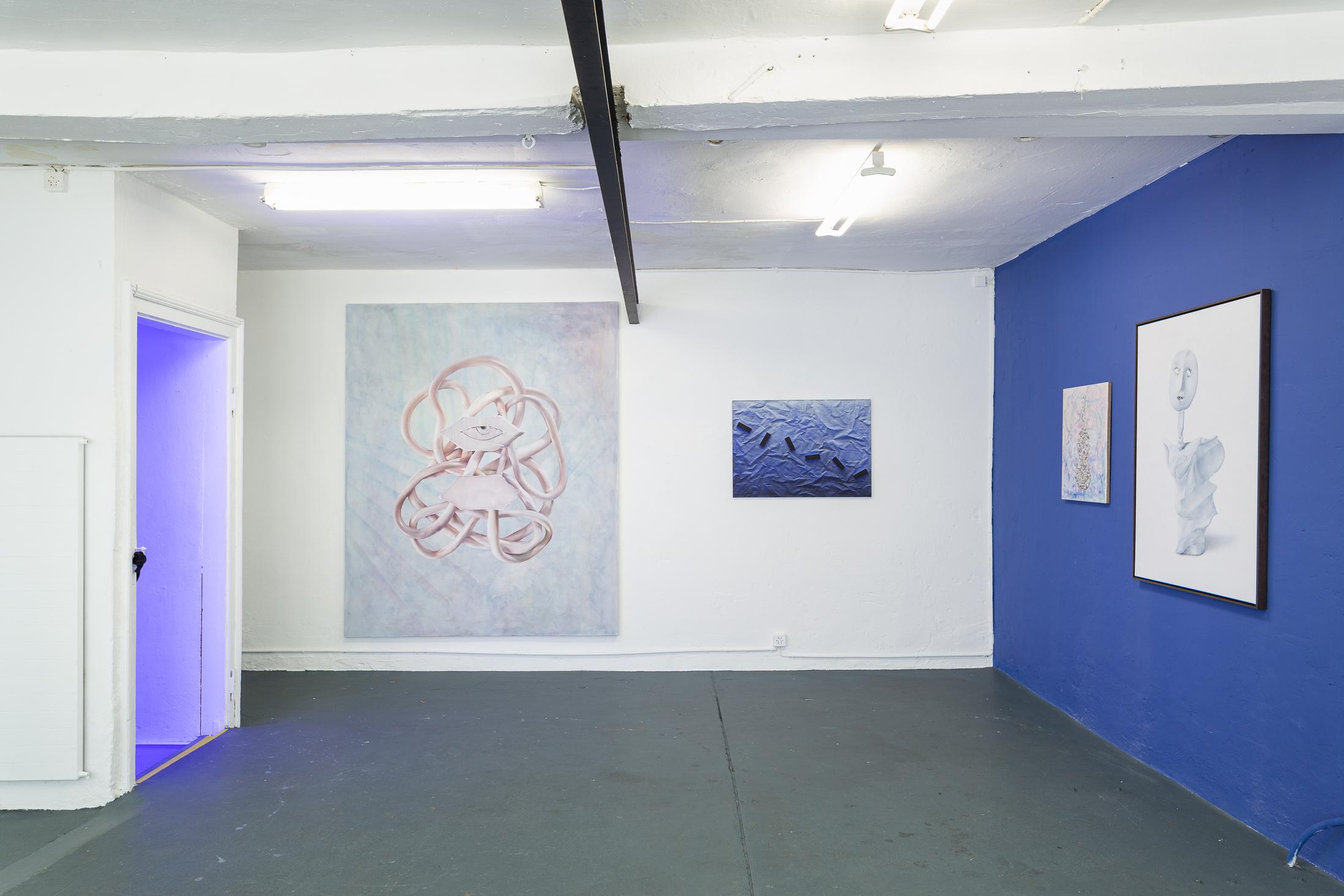 Exhibition View Groupshow «New (Object) Order» with Christoph Hänsli, Eduardo Rubén and Francisco Sierra at Last Tango, Zurich, 2019 / Photo: Kilian Bannwart / Courtesy: the artists and Last Tango