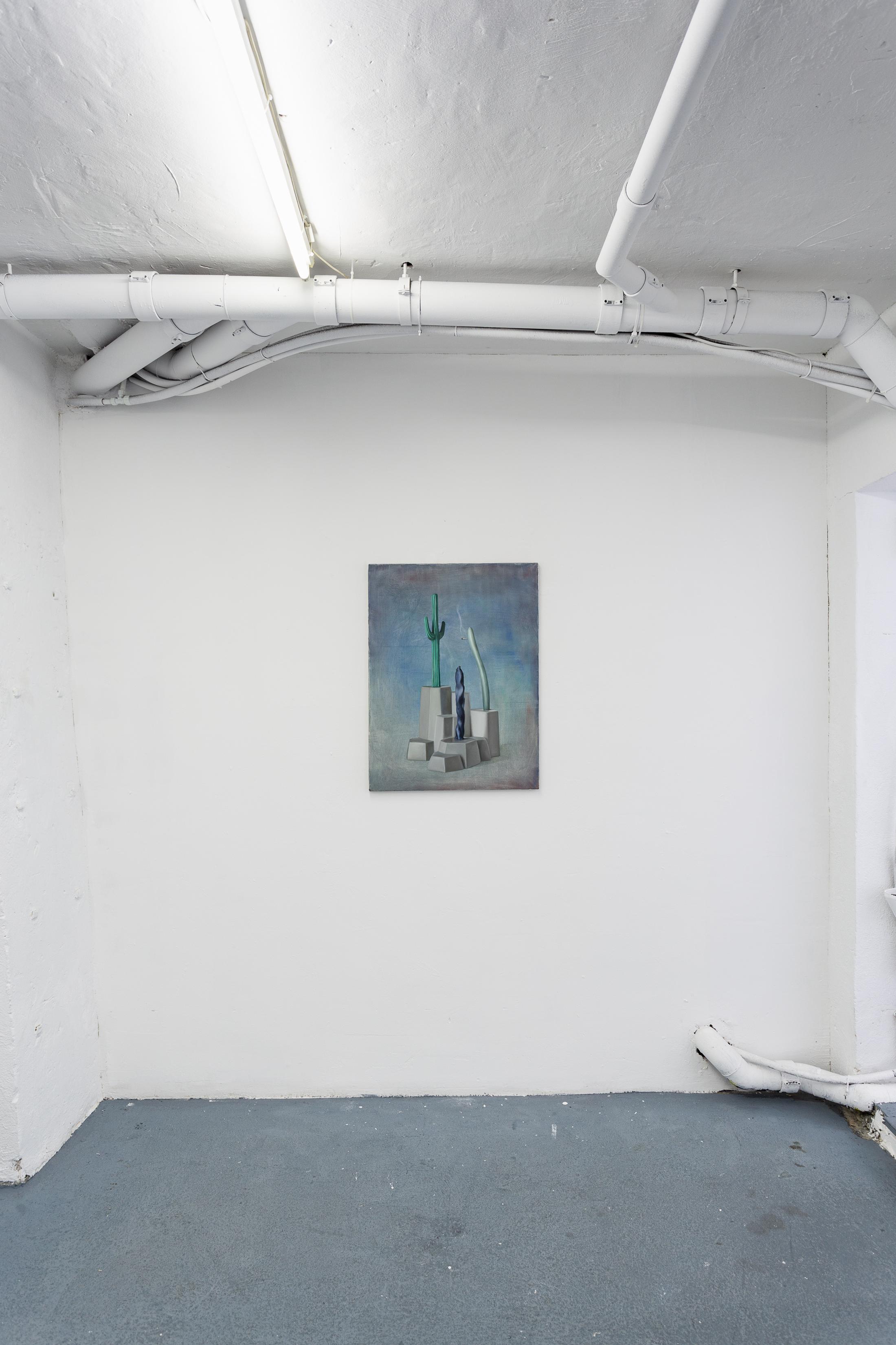 Exhibition View Groupshow «New (Object) Order» with Christoph Hänsli, Eduardo Rubén and Francisco Sierra at Last Tango, Zurich, 2019 / Photo: Kilian Bannwart / Courtesy: the artists and Last Tango