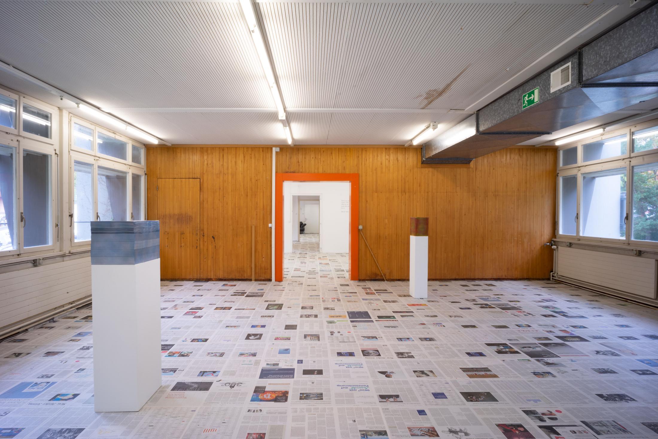 Exhibition View Claire Fontaine Soloshow «Too Late To Read» at Longtang, Zurich, Oerlikon, 2019 / Photo: Stefan Burger / Courtesy: the artist and Longtang