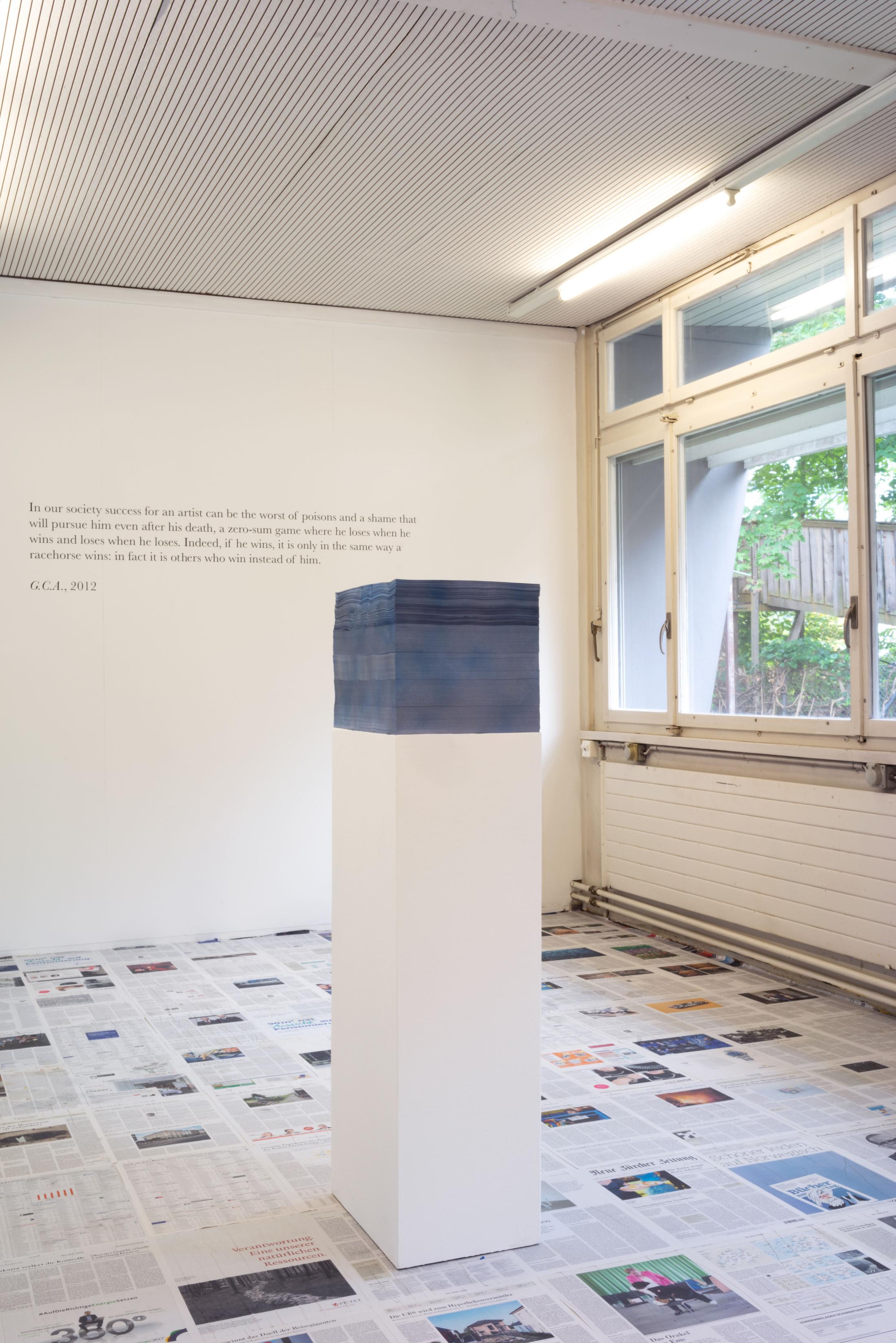 Exhibition View Claire Fontaine Soloshow «Too Late To Read» at Longtang, Zurich, Oerlikon, 2019 / Photo: Stefan Burger / Courtesy: the artist and Longtang