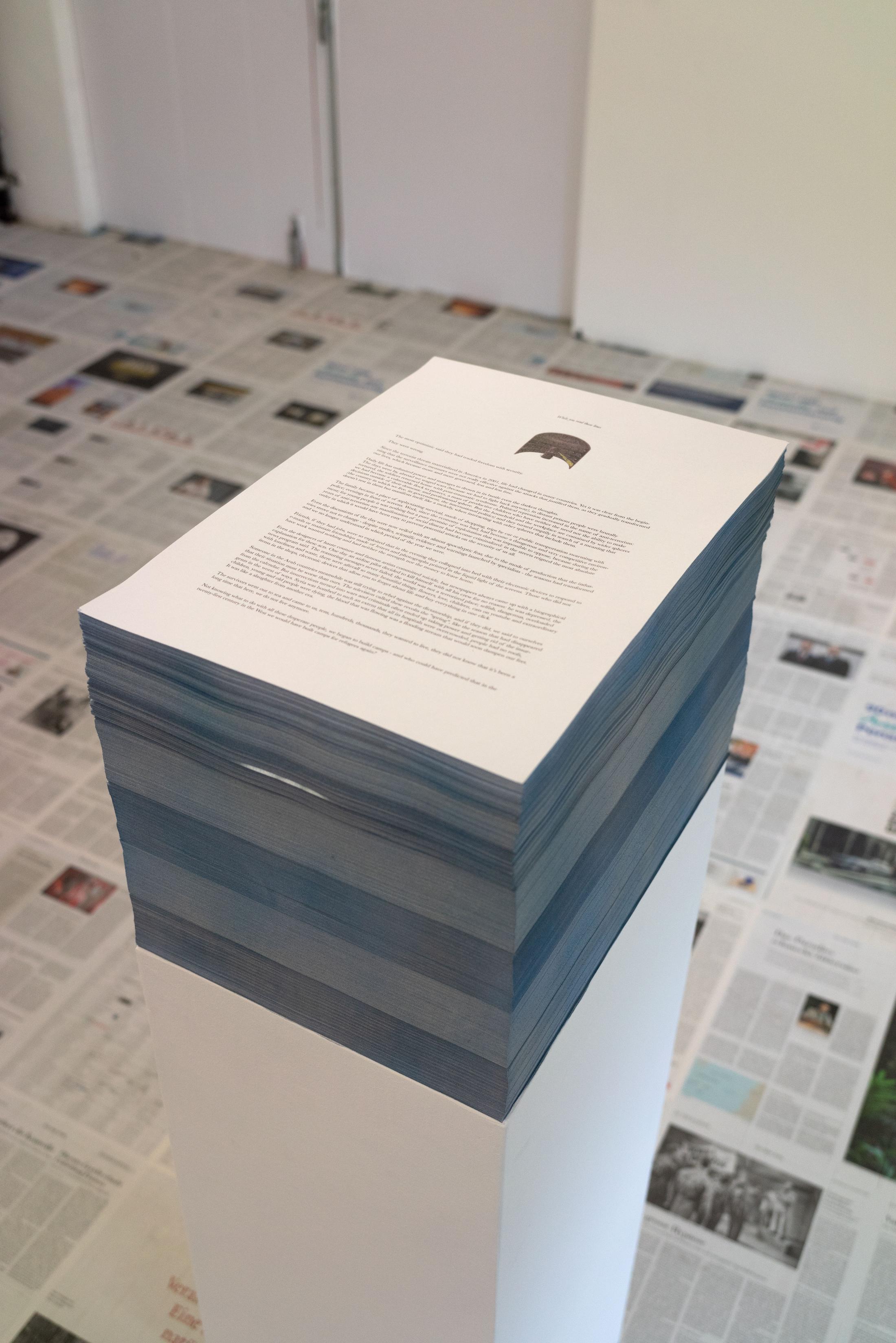 Exhibition View Claire Fontaine Soloshow «Too Late To Read» at Longtang, Zurich, Oerlikon, 2019 / Photo: Stefan Burger / Courtesy: the artist and Longtang