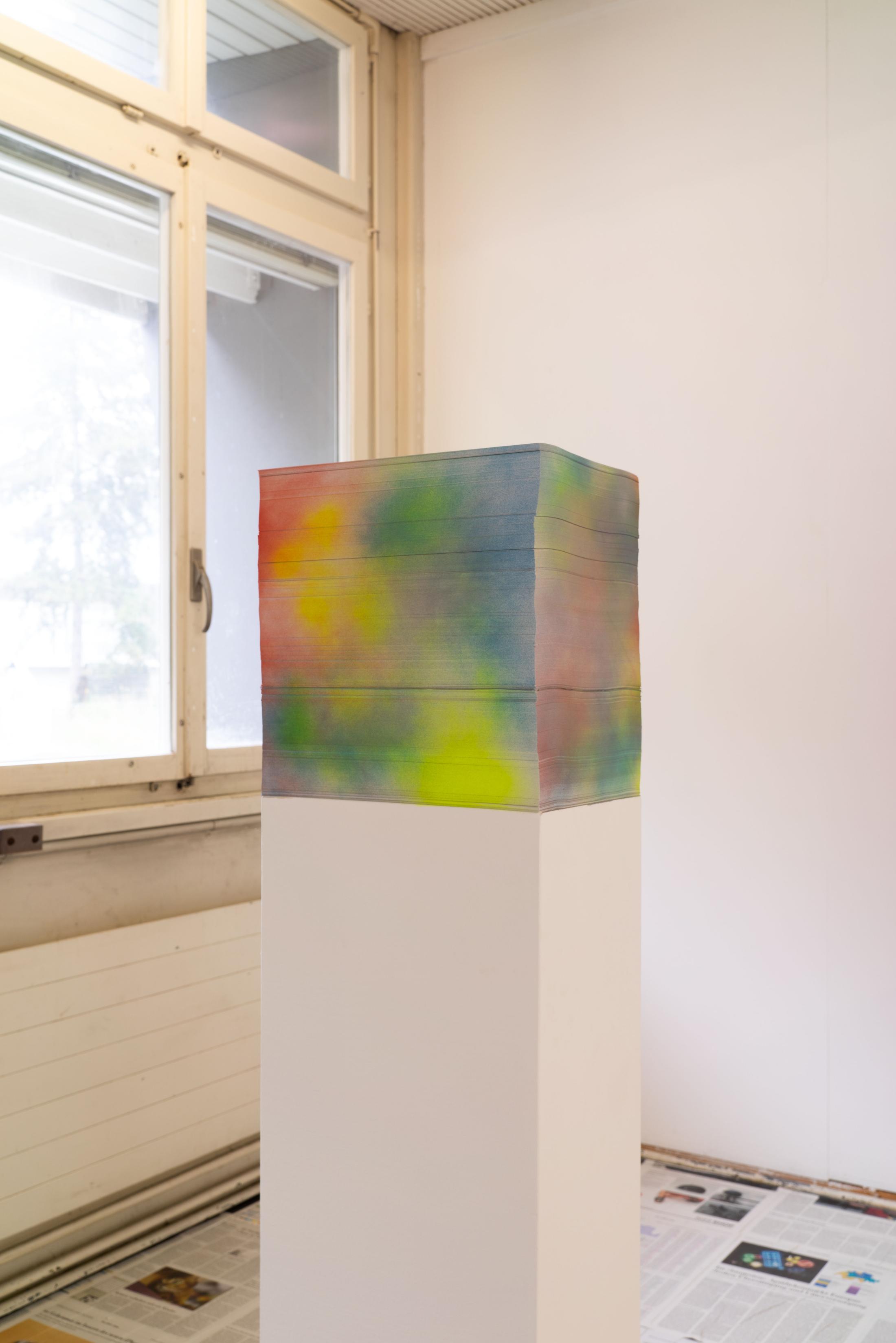 Exhibition View Claire Fontaine Soloshow «Too Late To Read» at Longtang, Zurich, Oerlikon, 2019 / Photo: Stefan Burger / Courtesy: the artist and Longtang