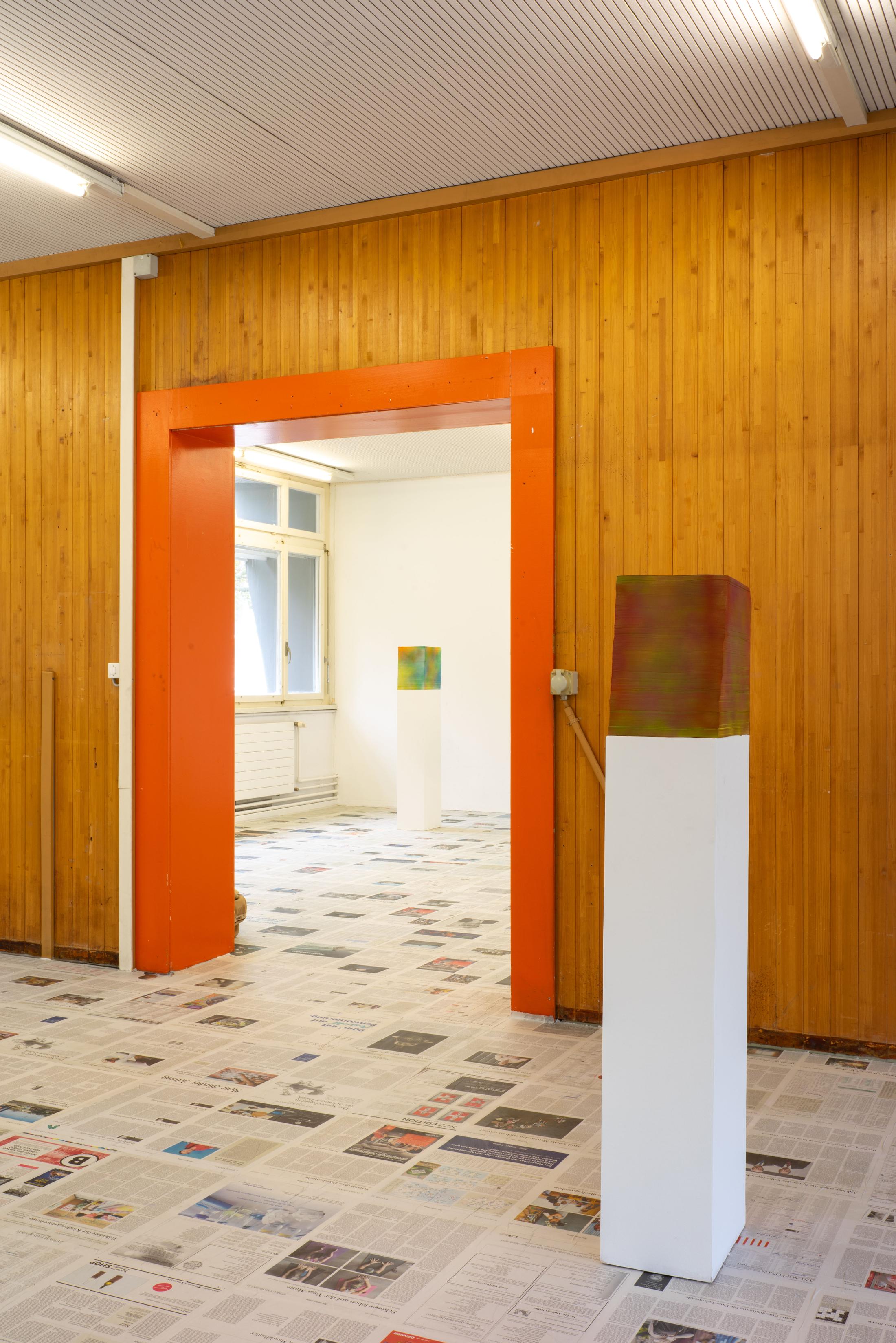 Exhibition View Claire Fontaine Soloshow «Too Late To Read» at Longtang, Zurich, Oerlikon, 2019 / Photo: Stefan Burger / Courtesy: the artist and Longtang