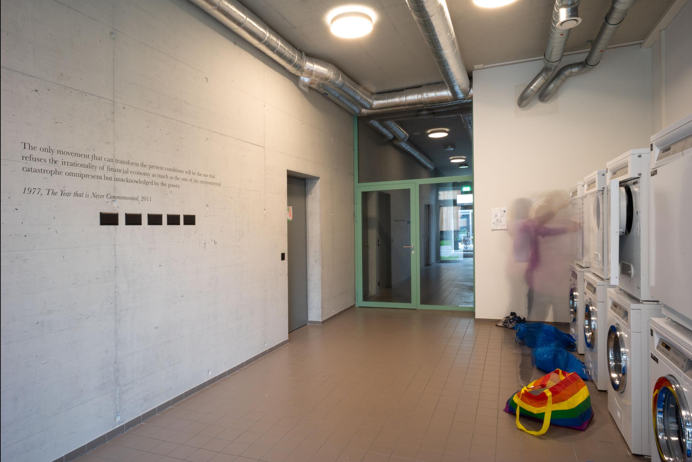 Exhibition View Claire Fontaine Soloshow «Too Late To Read» at Longtang, Zurich, Oerlikon, 2019 / Photo: Stefan Burger / Courtesy: the artist and Longtang