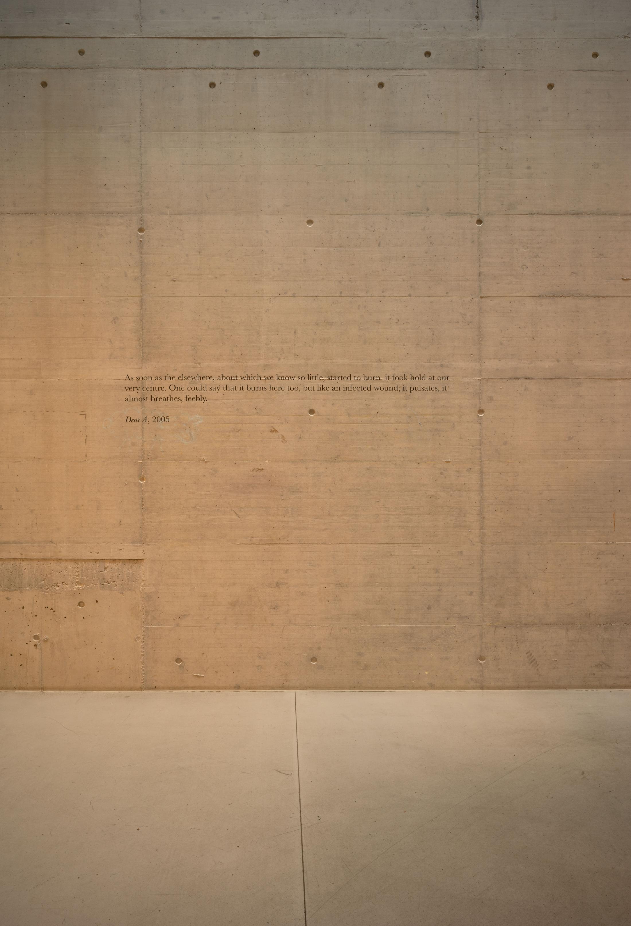 Exhibition View Claire Fontaine Soloshow «Too Late To Read» at Longtang, Zurich, Oerlikon, 2019 / Photo: Stefan Burger / Courtesy: the artist and Longtang