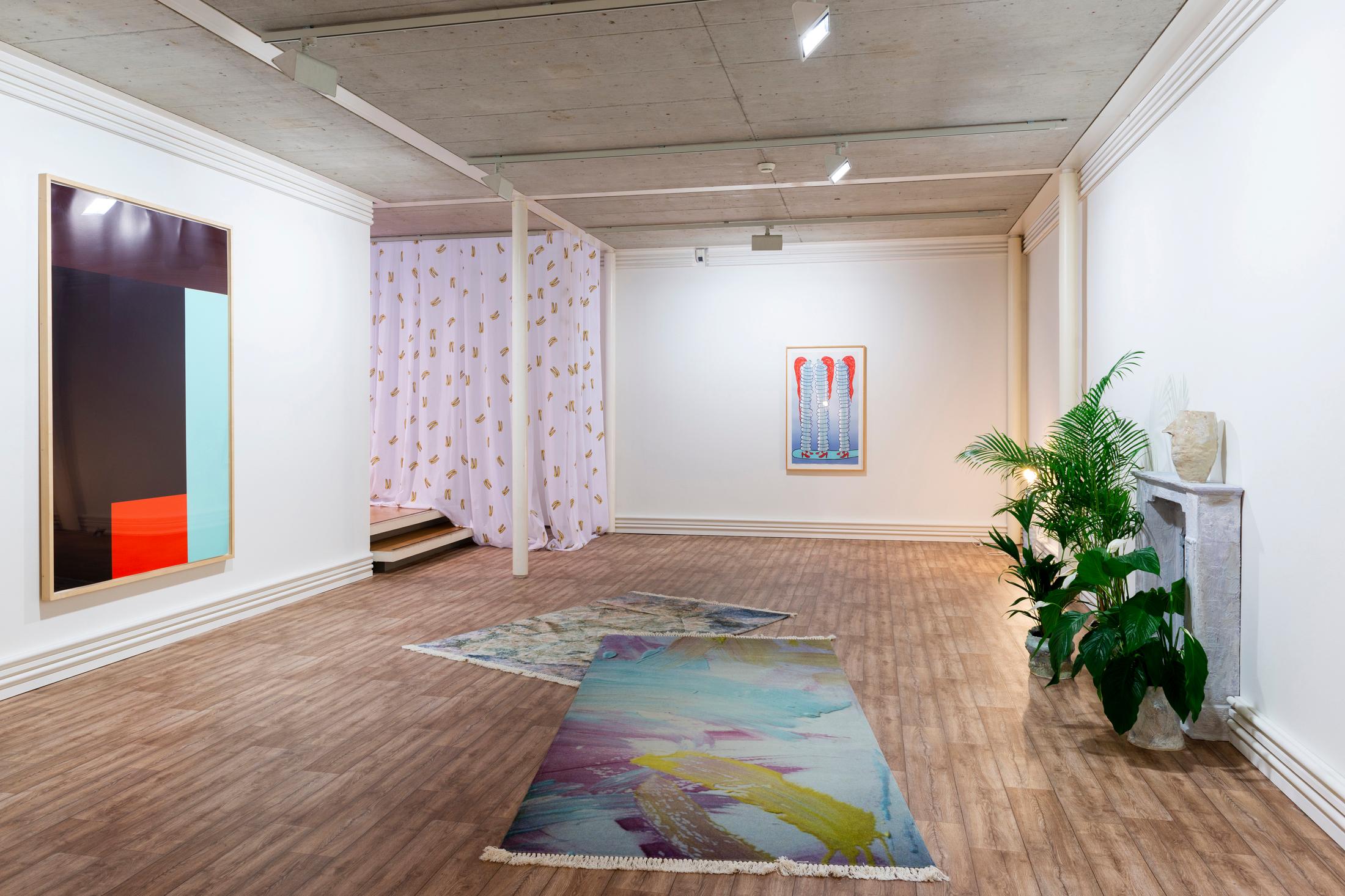 Installation View Clare Kenny «If I was a Rich Girl» at Kunstraum Riehen, Basel / Photo: Nici Jost / Courtesy: the artist