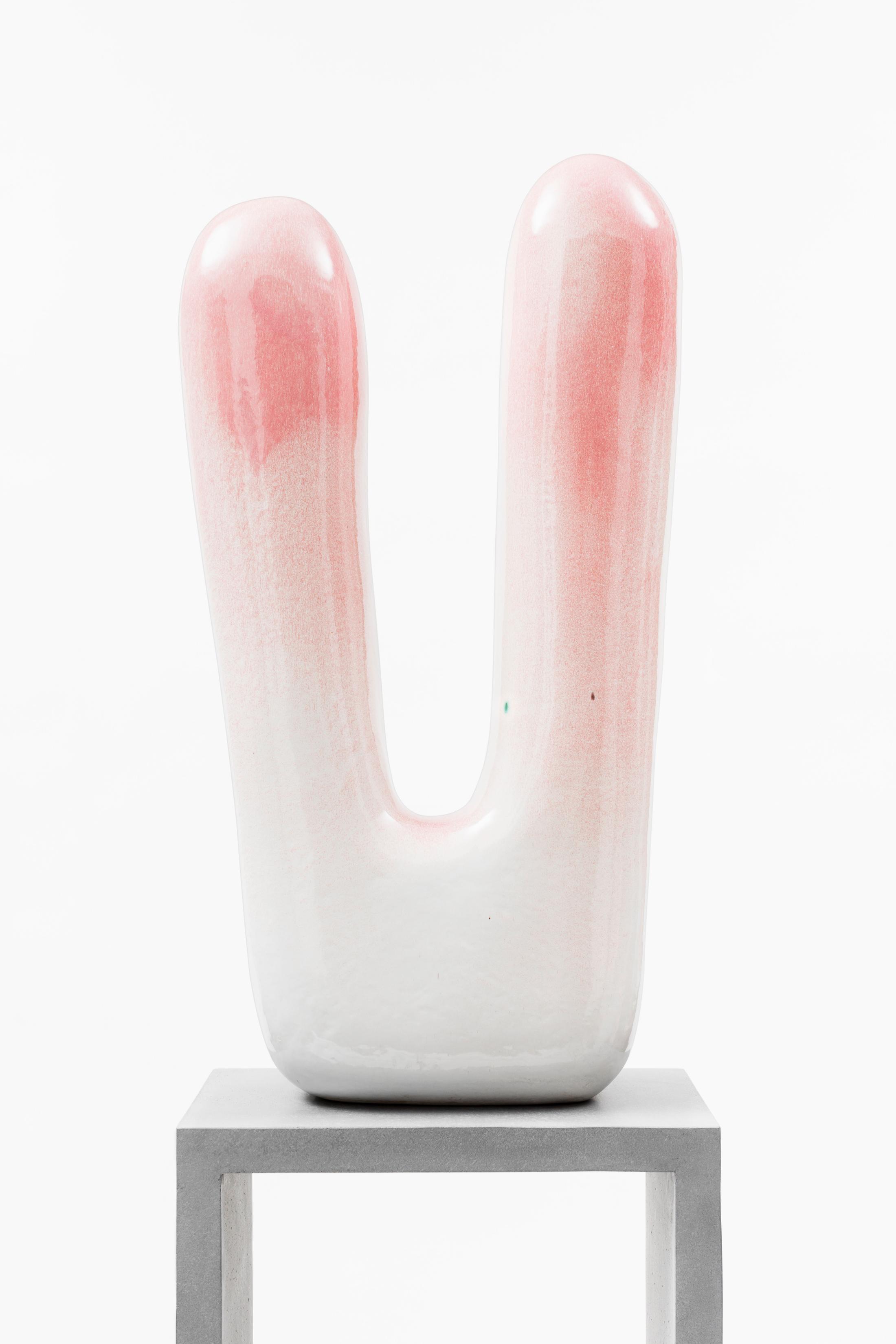 Exhibition View Claudia Comte Soloshow «Bunnies & Zig Zag ; view on Leonardo, 2019» at Galerie Joy de Rouvre, Geneva / Photo: Annik Wetter / Courtesy: the artist and König Galerie, Berlin