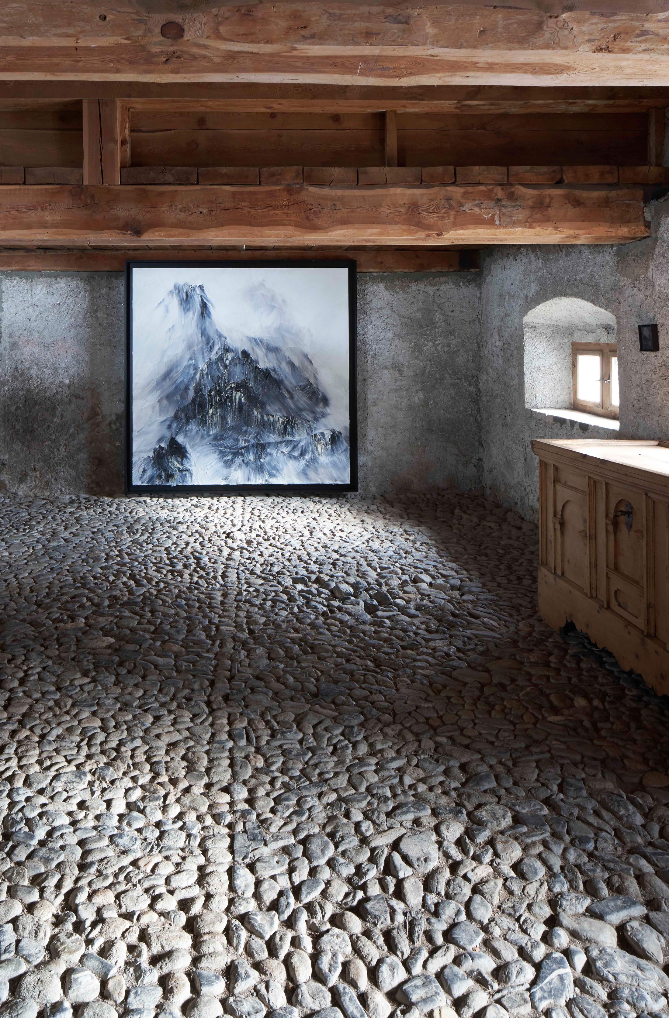 Exhibition View Conrad Jon Godly Soloshow «Through the Years» at Stalla Madulain, 2019 / Photo: Franz Rindlisbacher / Courtesy: the artist and Stalla Madulain