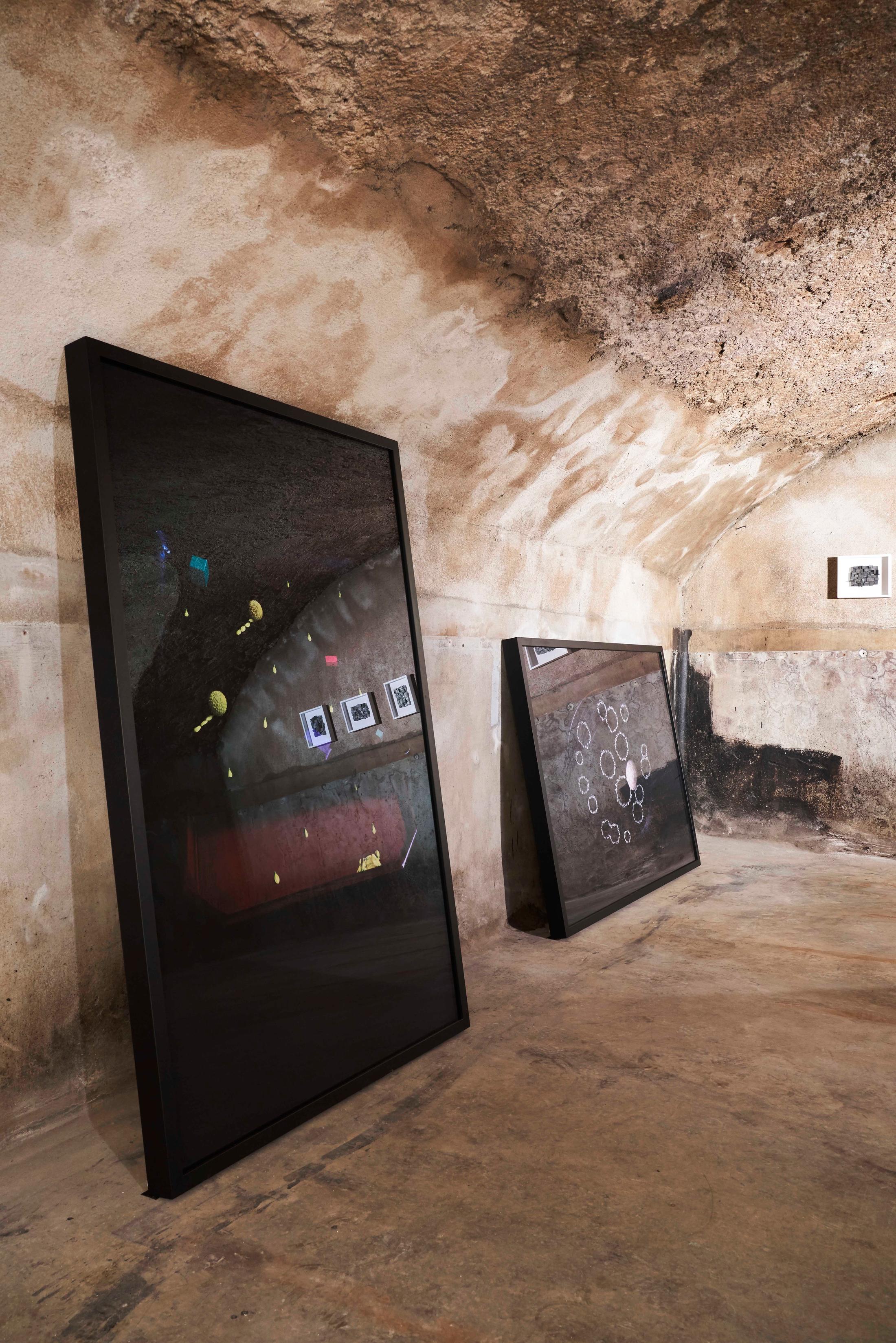 Exhibition View Kazuyo Okushiba Soloshow «Mu Ji Ga - No Ego» at Stalla Madulain, 2019 / Photo: Franz Rindlisbacher / Courtesy: the artist and Stalla Madulain