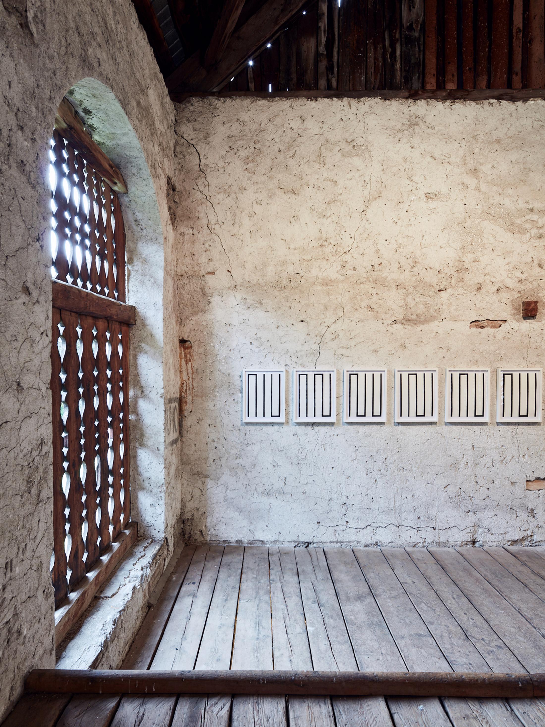 Exhibition View Corsin Fontana at Stalla Madulain, Madulain, 2019 / Photo: Philippe Hubler / Courtesy: the artists and Stalla Madulain