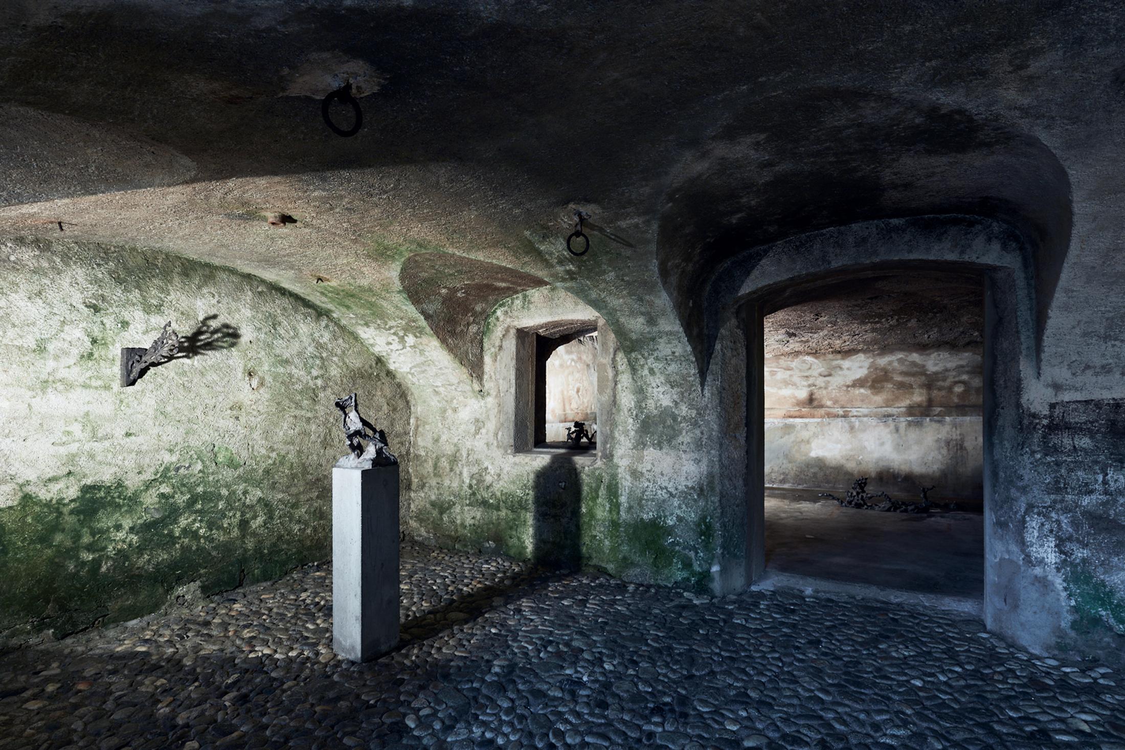 Exhibition View Giuliano Pedretti at Stalla Madulain, Madulain, 2019 / Photo: Philippe Hubler / Courtesy: the artists and Stalla Madulain