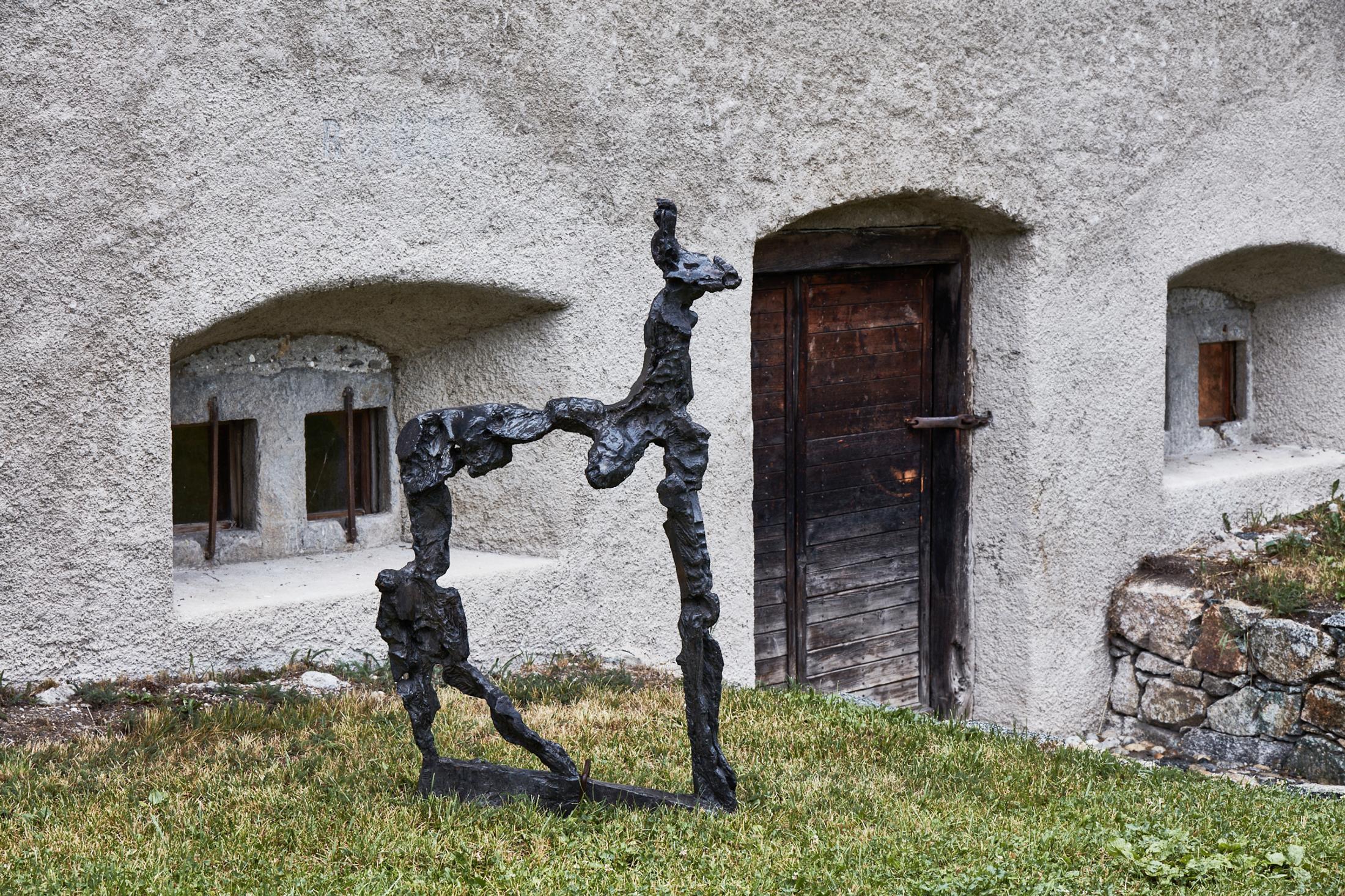 Exhibition View Giuliano Pedretti at Stalla Madulain, Madulain, 2019 / Photo: Philippe Hubler / Courtesy: the artists and Stalla Madulain