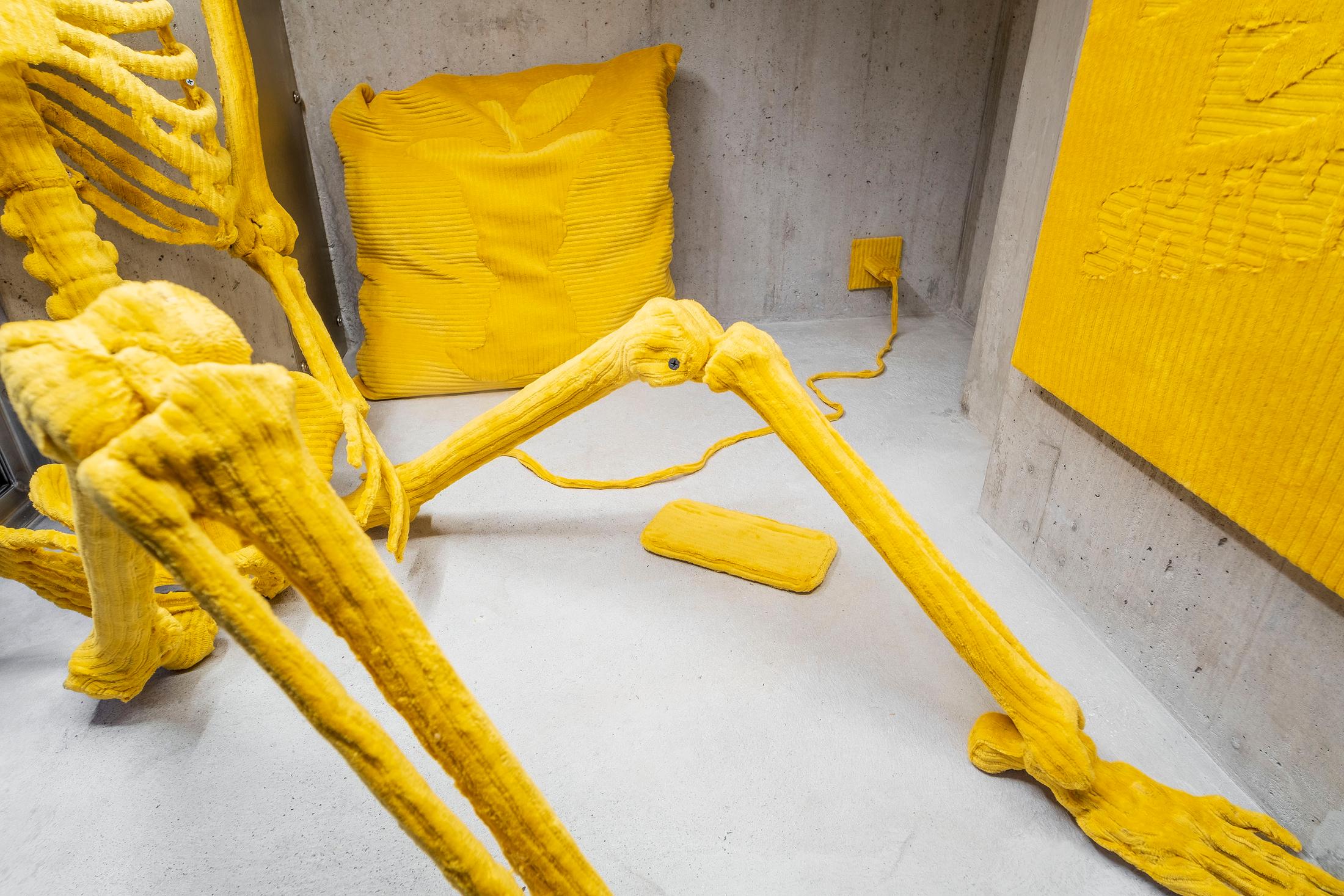 Exhibition View Duo Show «Fool's Gold» at Lemme, Sion, 2022 / Photo: Romain Iannone / Courtesy: the artists and Lemme