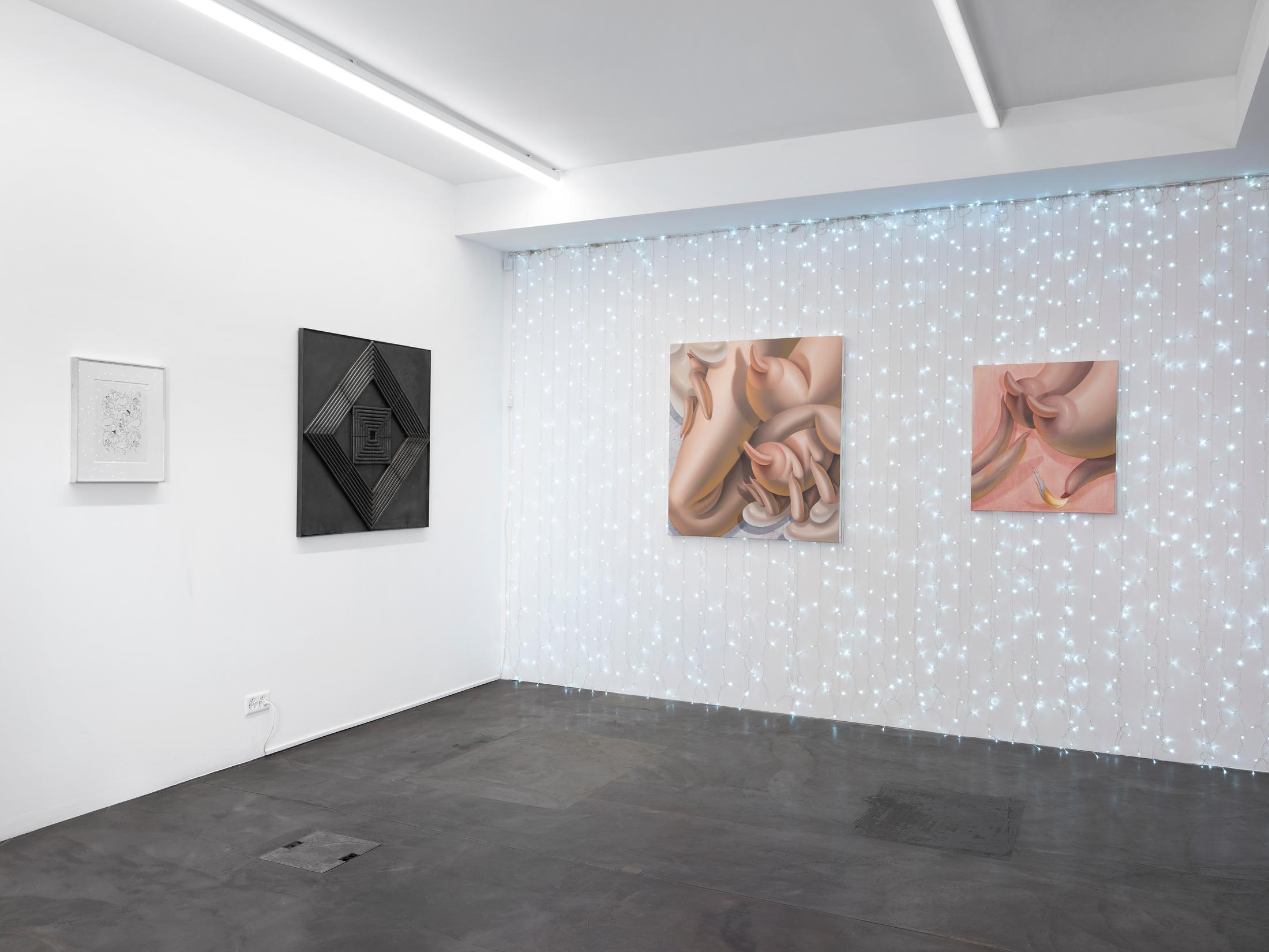 Exhibition View Groupshow «Cruise Kidman Kubrick» at Galerie Maria Bernheim, Zurich, 2019 / Photo: Julien Gremaud / Courtesy: the artist and Galerie Maria Bernheim