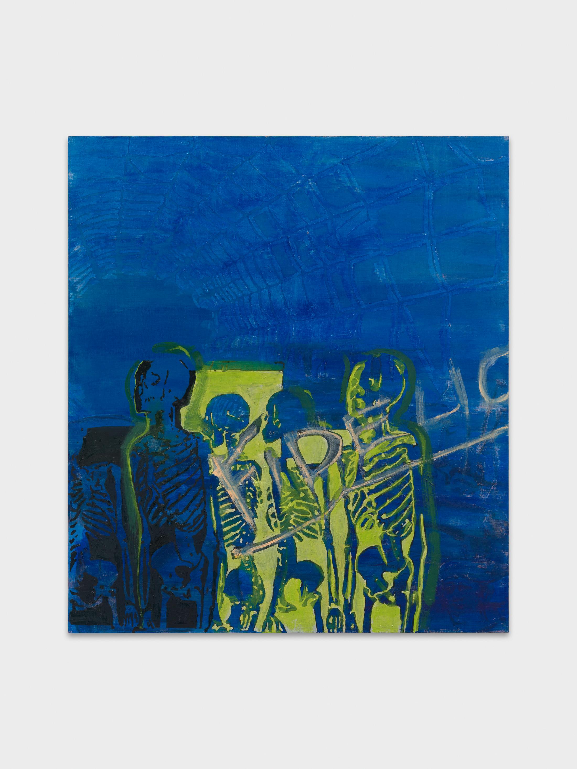 Exhibition View Groupshow «Cruise Kidman Kubrick; view on Andrea Fourchy, Untitled, 2019» at Galerie Maria Bernheim, Zurich, 2019 / Photo: Julien Gremaud / Courtesy: the artist and Galerie Maria Bernheim