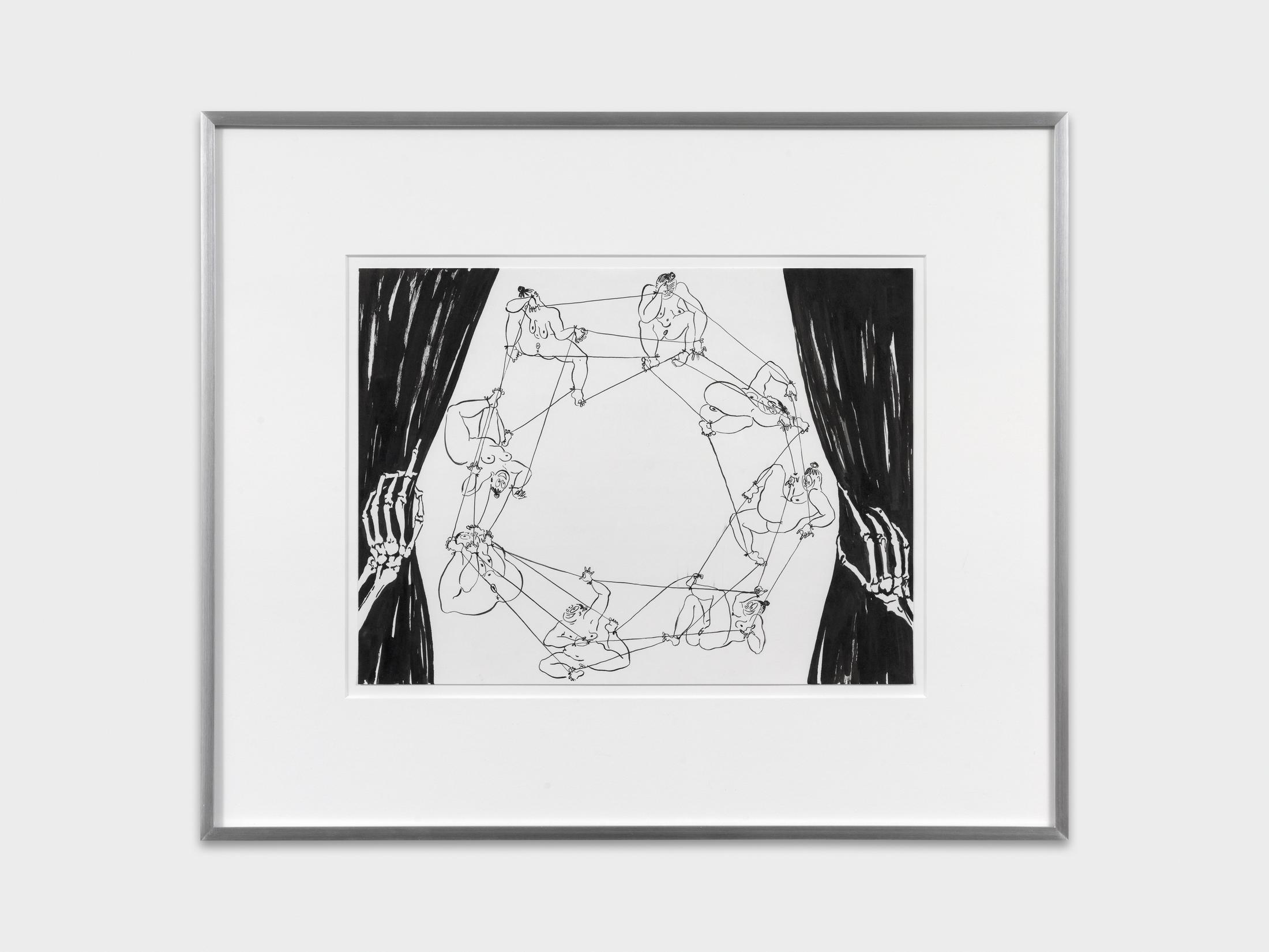 Exhibition View Groupshow «Cruise Kidman Kubrick; view on Ebecho Muslimova, FATEBE INFINITE PUPPET, 2019» at Galerie Maria Bernheim, Zurich, 2019 / Photo: Julien Gremaud / Courtesy: the artist and Galerie Maria Bernheim