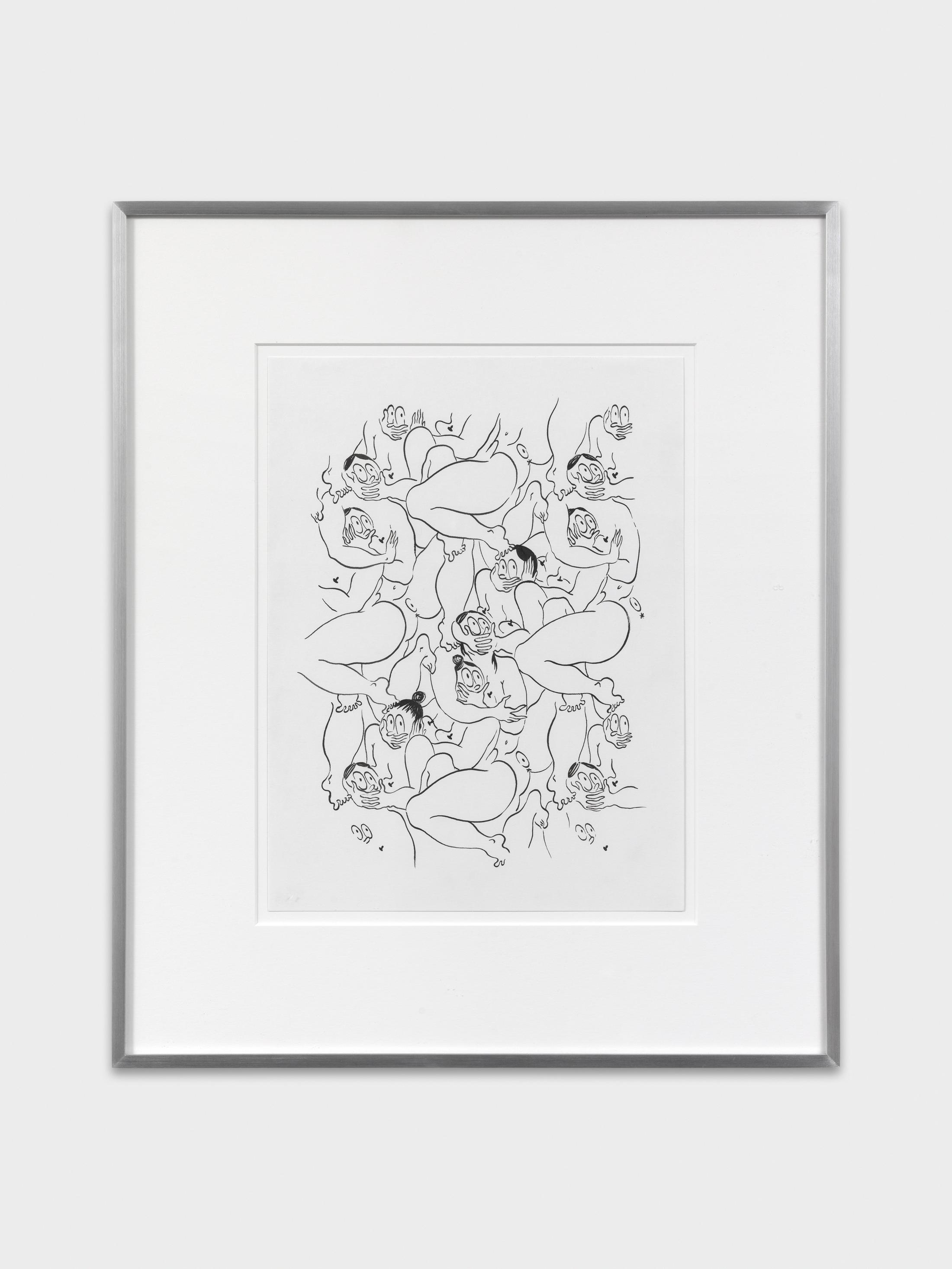 Exhibition View Groupshow «Cruise Kidman Kubrick; view on Ebecho Muslimova, FATEBE A QUIET PATTERN, 2019» at Galerie Maria Bernheim, Zurich, 2019 / Photo: Julien Gremaud / Courtesy: the artist and Galerie Maria Bernheim