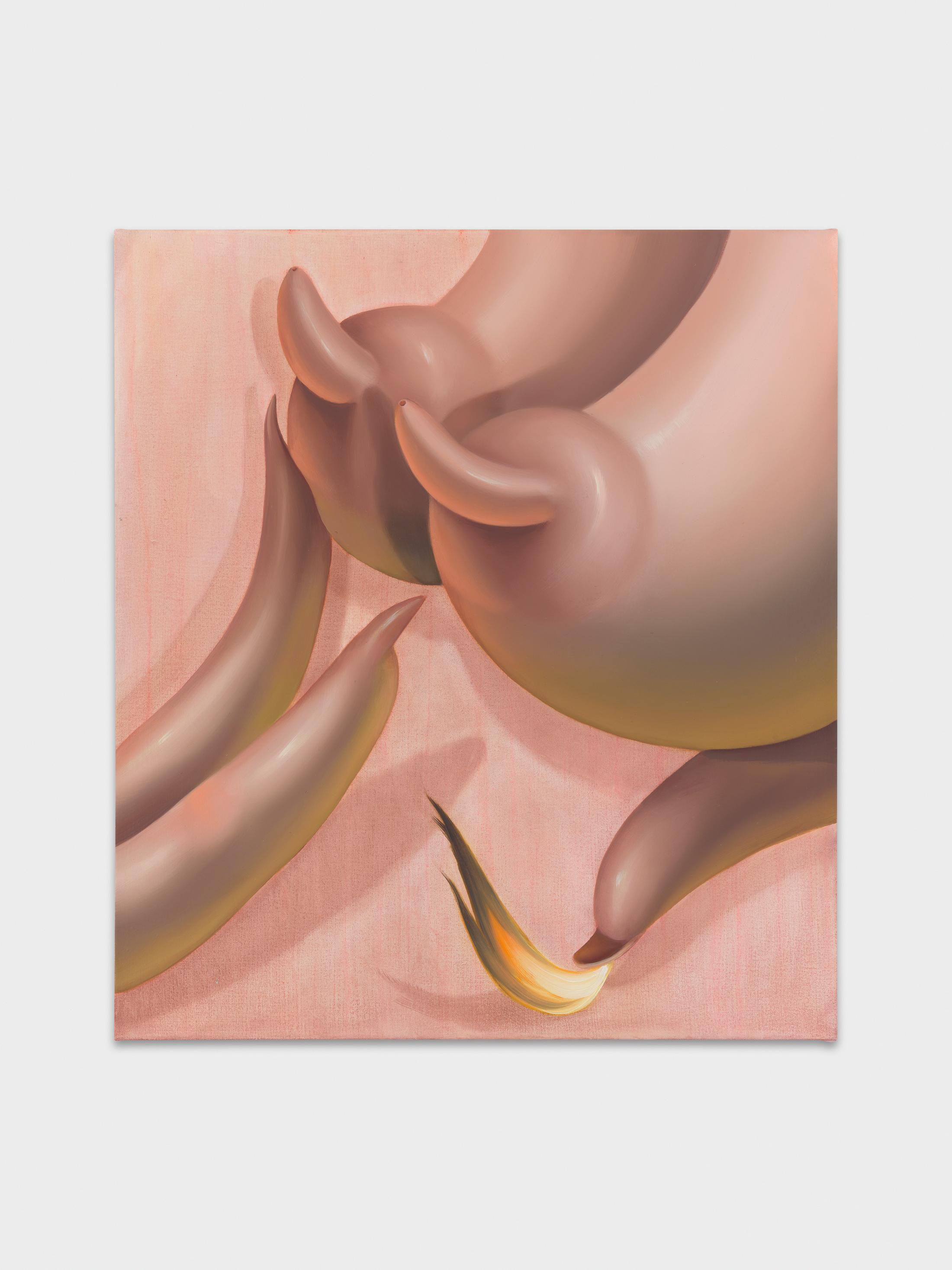 Exhibition View Groupshow «Cruise Kidman Kubrick; view on Sarah Slappey, Flame Touch, 2019» at Galerie Maria Bernheim, Zurich, 2019 / Photo: Julien Gremaud / Courtesy: the artist and Galerie Maria Bernheim