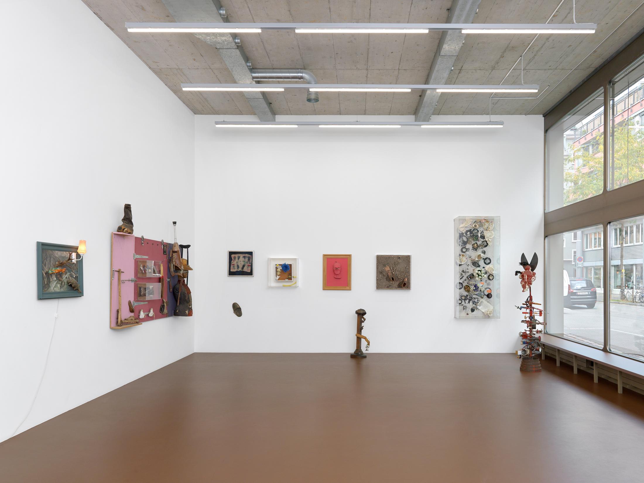 Exhibition View Daniel Spoerri Solo Show at Karma International, Zurich, 2022 / Photo: Annik Wetter / Courtesy: the artist and Karma International