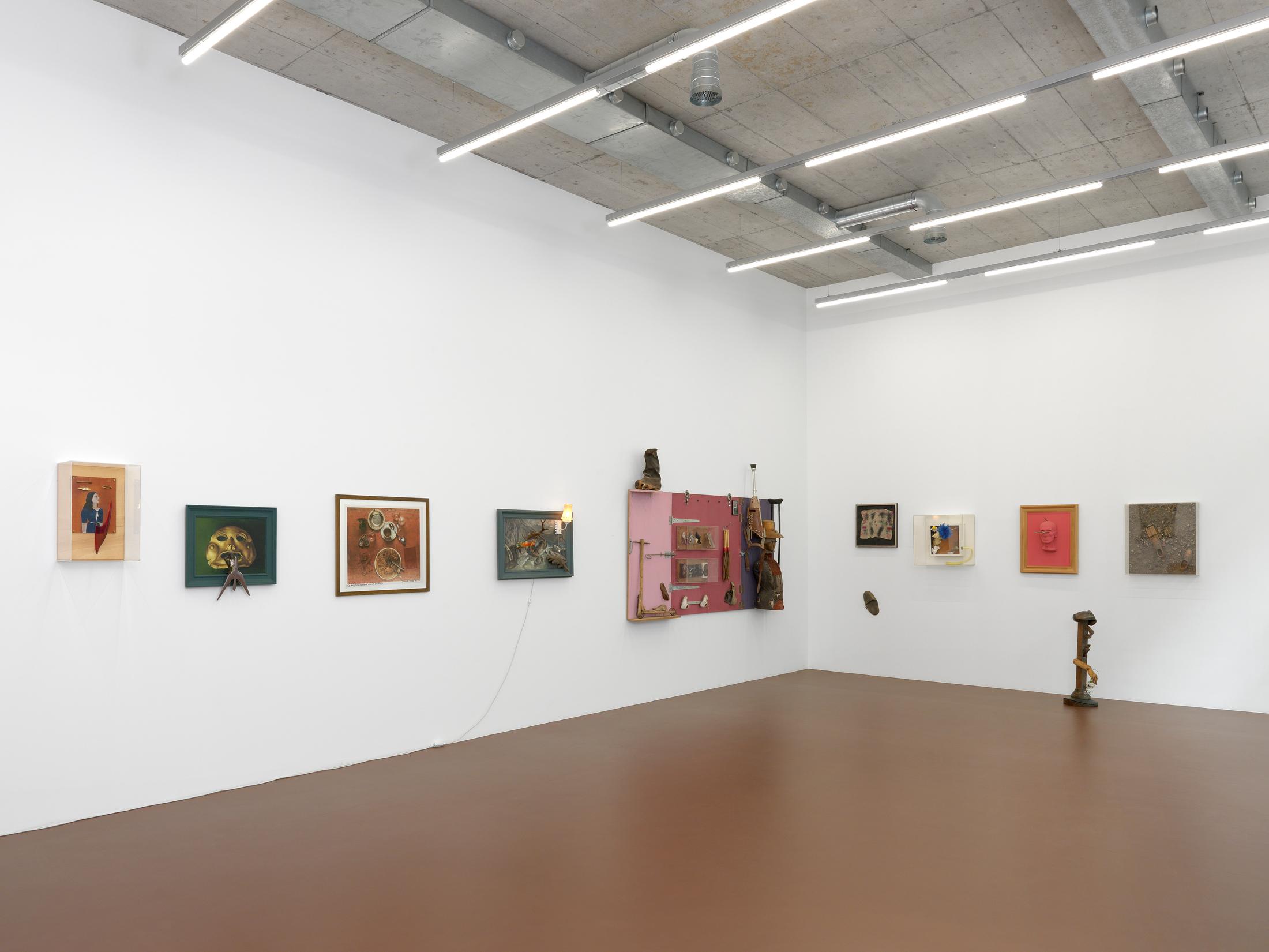 Exhibition View Daniel Spoerri Solo Show at Karma International, Zurich, 2022 / Photo: Annik Wetter / Courtesy: the artist and Karma International