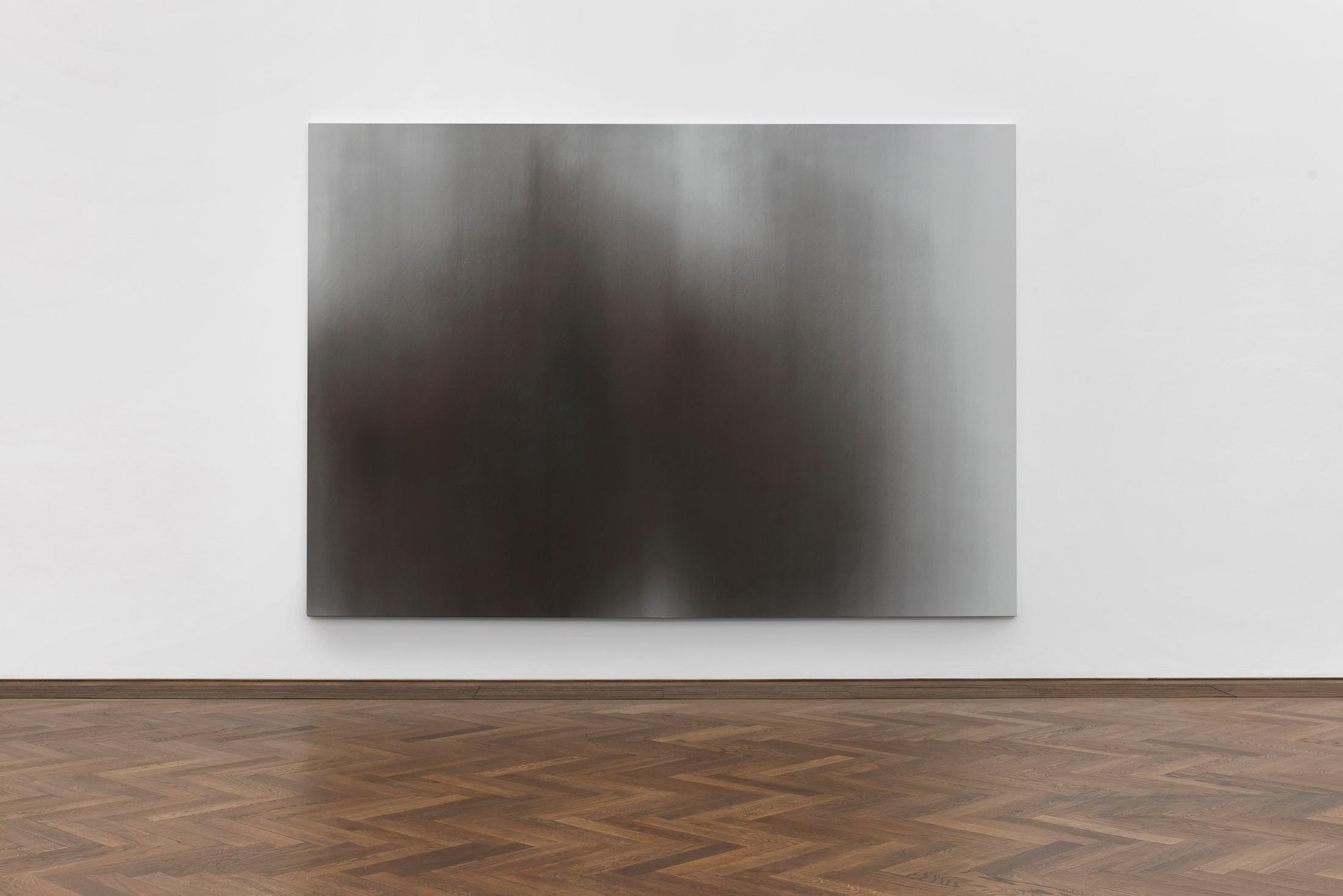 Exhibition View Daniel Turner Solo Show «Three Sites; view on Daniel Turner, (Holdenweid) Burnish 1, 2022» at Kunsthalle Basel, Basel, 2022 / Photo: Philipp Hänger / Courtesy: the artist and Kunsthalle Basel