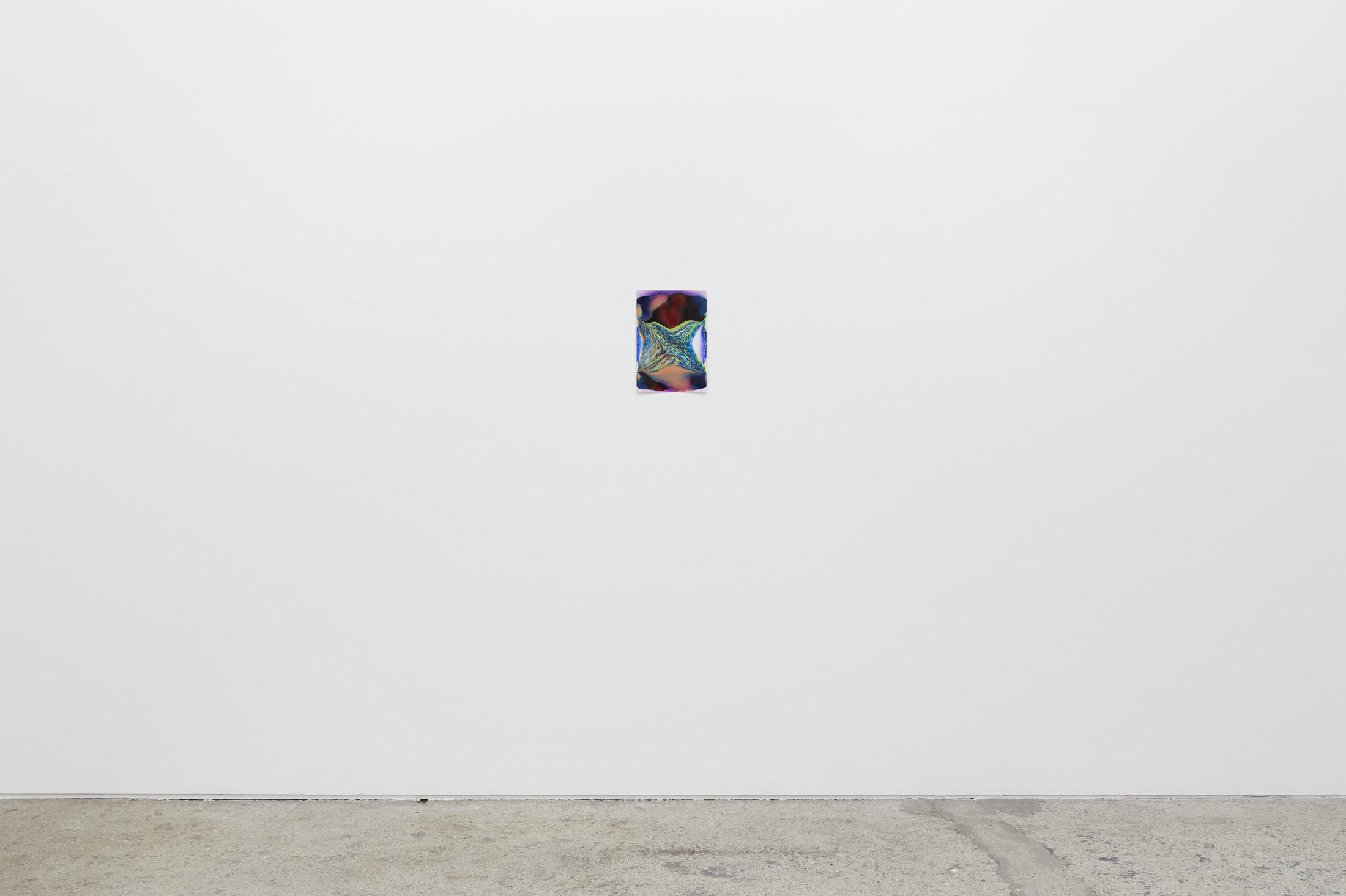 Exhibition View Dave Bopp Soloshow «floating icebergs with a taste of antimatter crazy physics; view on Dave Bopp, Untitled_Paper #20-21, 2020, mixed media on paper, 32x22cm» at Galerie Mark Müller, Zurich, 2020 / Photo: Conradin Frei / Courtesy: the artist and Galerie Mark Müller