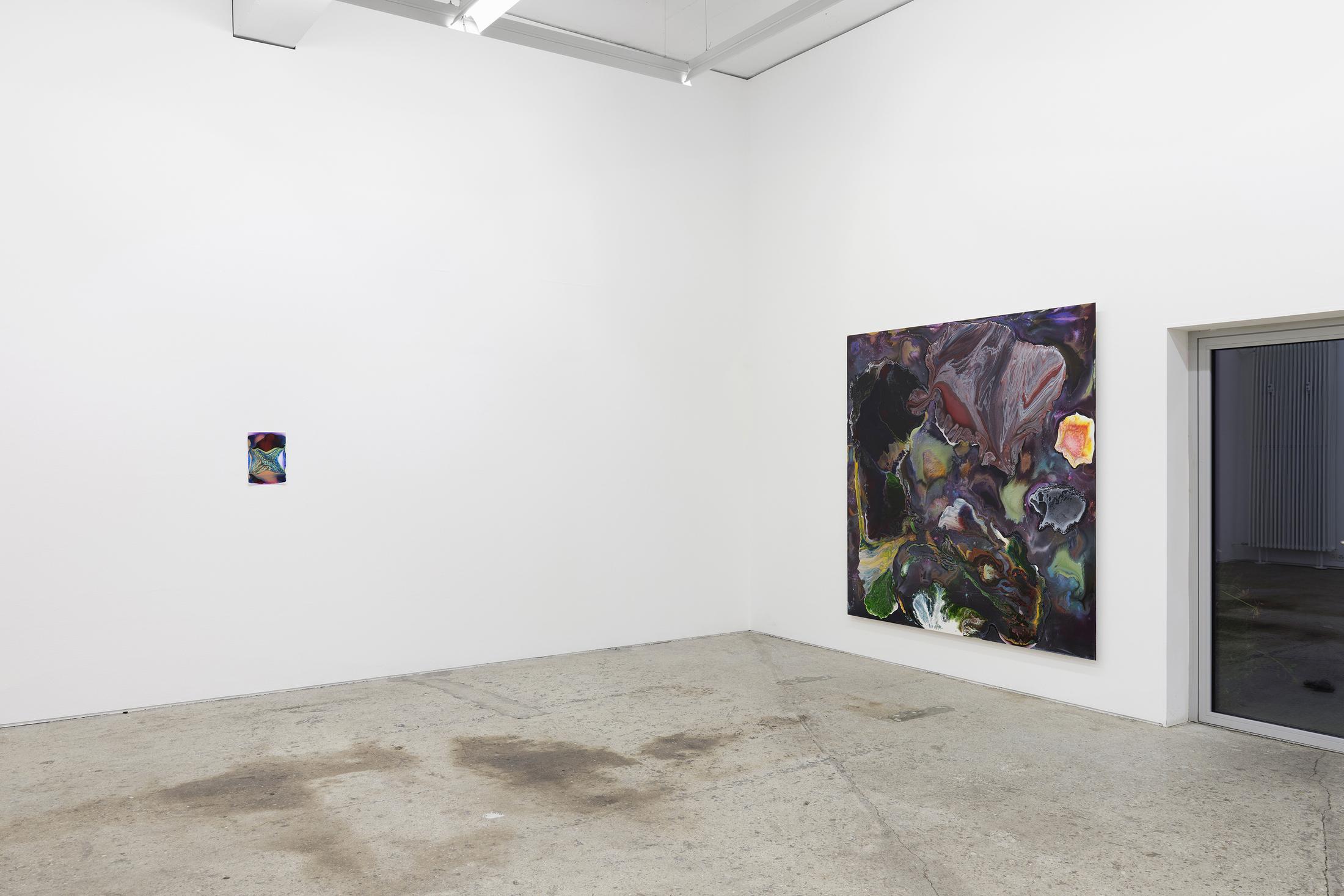 Exhibition View Dave Bopp Soloshow «floating icebergs with a taste of antimatter crazy physics» at Galerie Mark Müller, Zurich, 2020 / Photo: Conradin Frei / Courtesy: the artist and Galerie Mark Müller