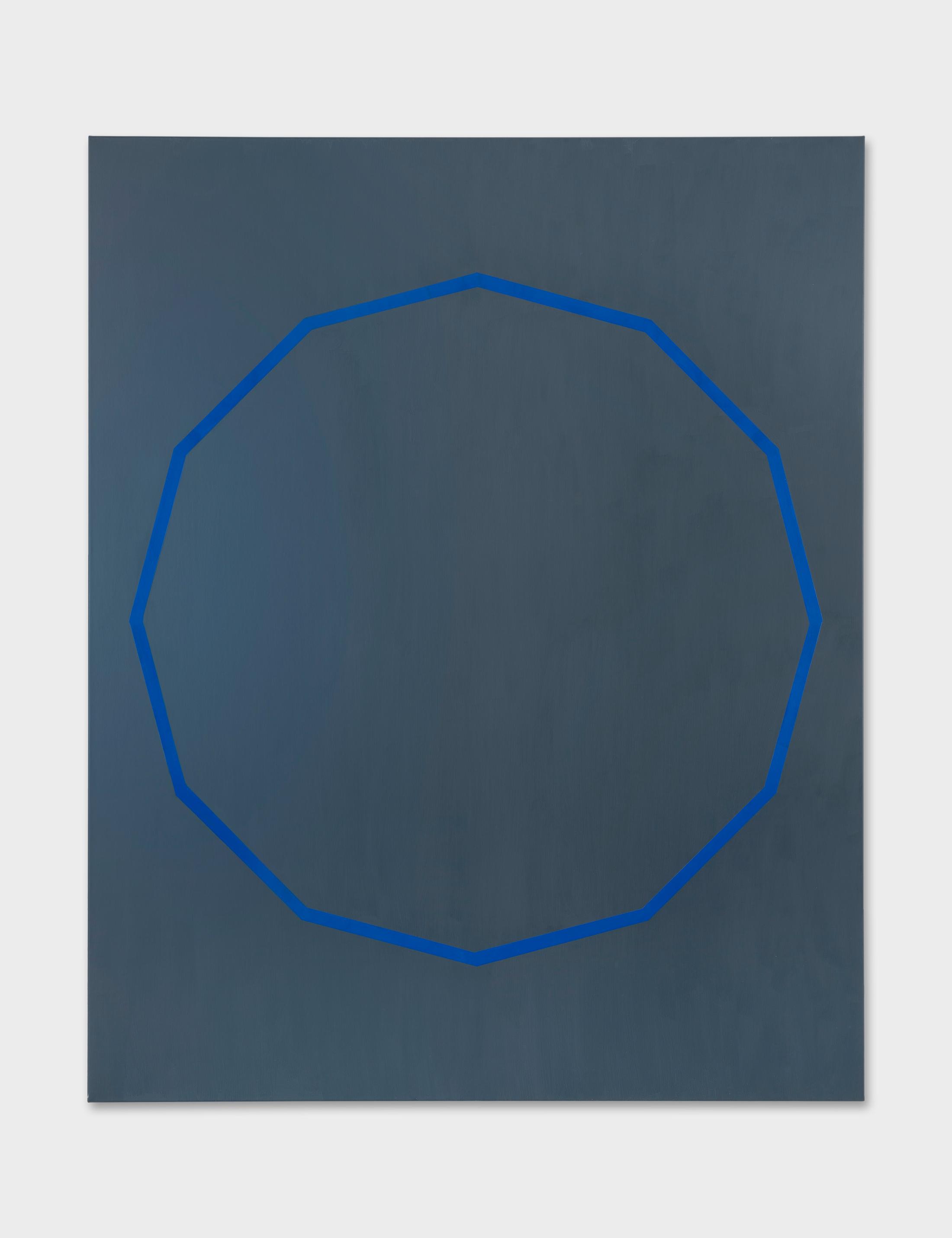 Exhibition View David Malek Soloshow «Binaries; view on The Dodecagon, 2019» at Ribordy Thetaz, Geneva, 2020 / Photo: Julien Gremaud / Courtesy: the artist and Ribordy Thetaz