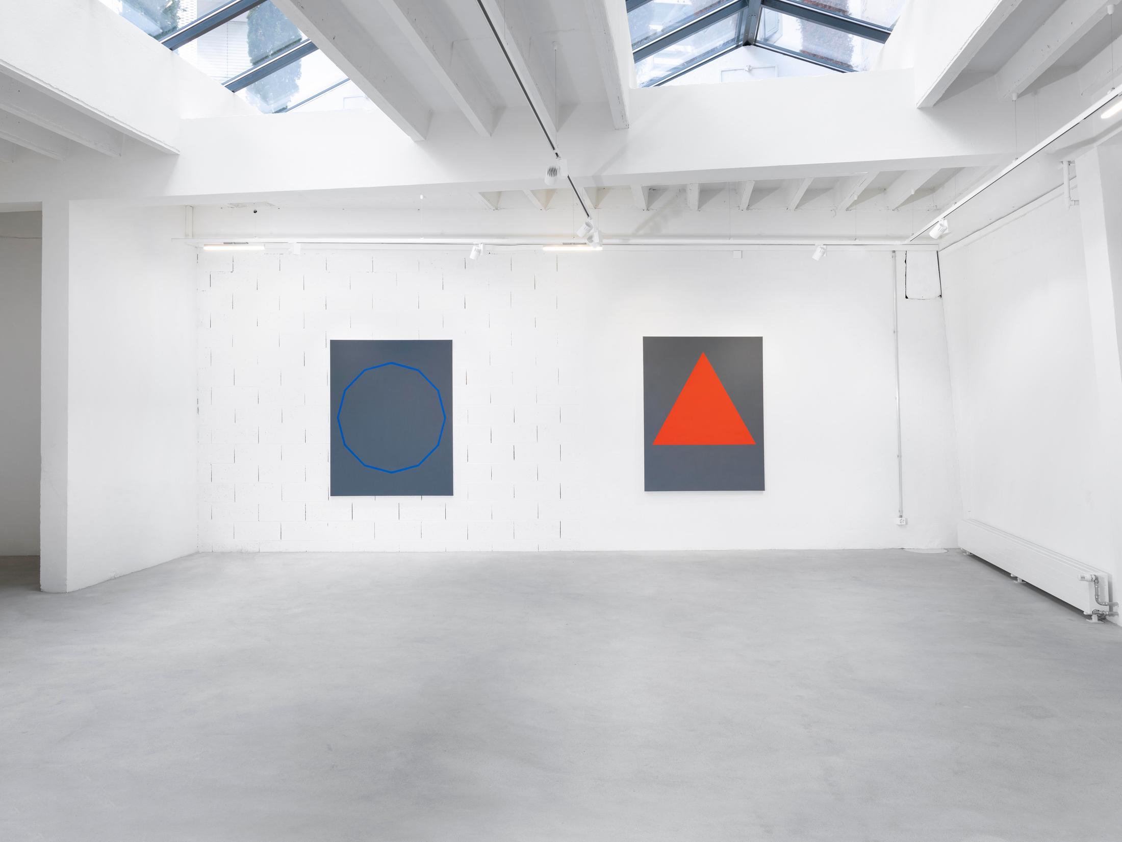 Exhibition View David Malek Soloshow «Binaries» at Ribordy Thetaz, Geneva, 2020 / Photo: Julien Gremaud / Courtesy: the artist and Ribordy Thetaz