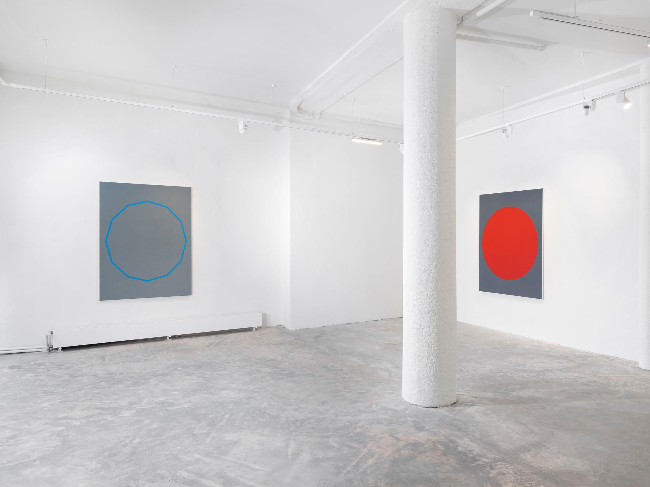 Exhibition View David Malek Soloshow «Binaries» at Ribordy Thetaz, Geneva, 2020 / Photo: Julien Gremaud / Courtesy: the artist and Ribordy Thetaz