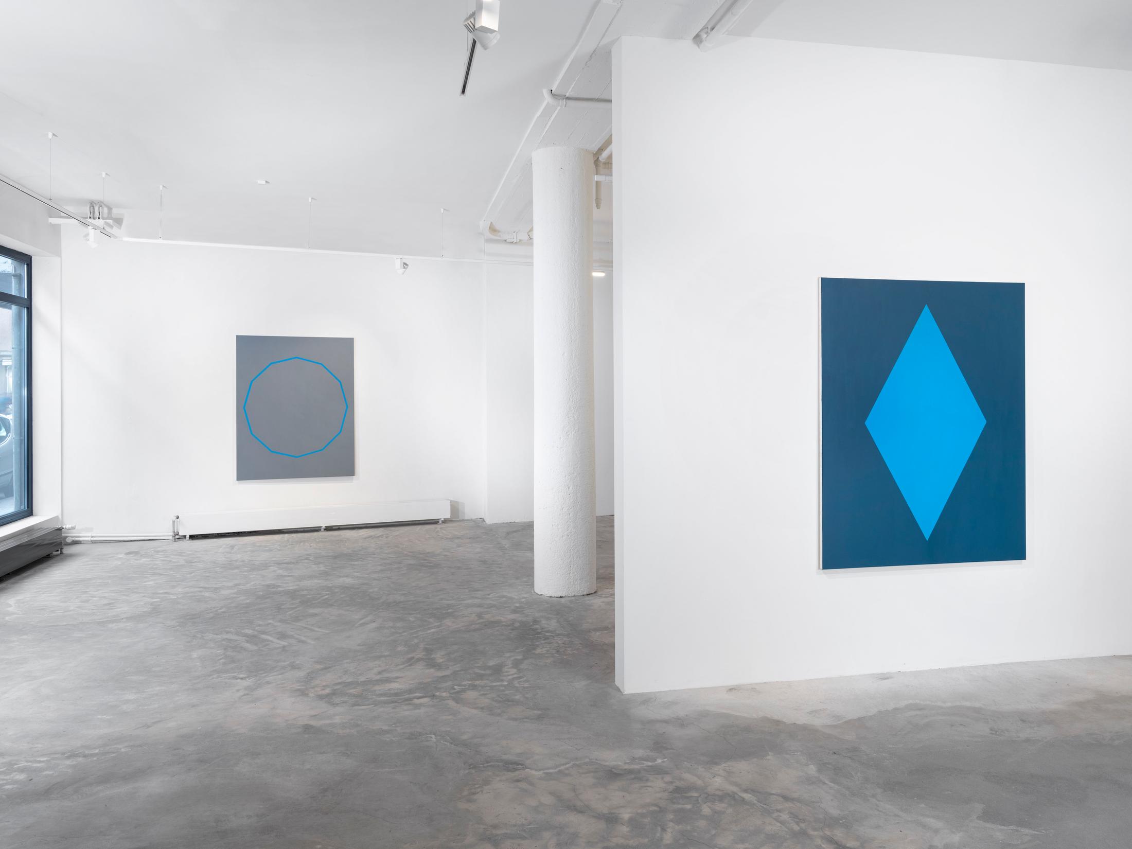 Exhibition View David Malek Soloshow «Binaries» at Ribordy Thetaz, Geneva, 2020 / Photo: Julien Gremaud / Courtesy: the artist and Ribordy Thetaz