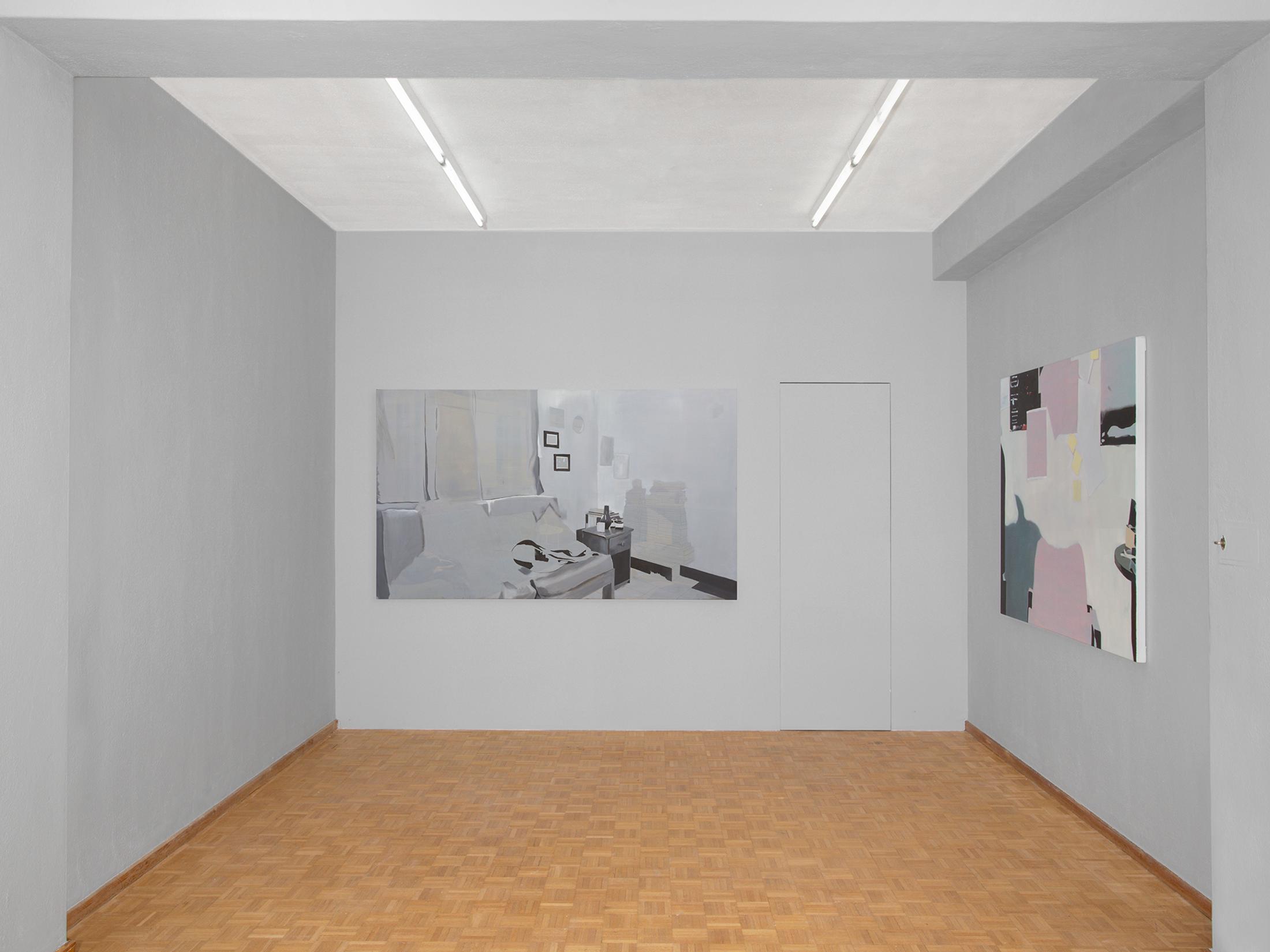 Exhibition View Deborah-Joyce Holman Solo Show «Beautiful and tough as chestnut/stanchions against our nightmare of weakness» at Sentiment, Zurich, 2022 / Photo: Philipp Rupp / Courtesy: the artist and Sentiment