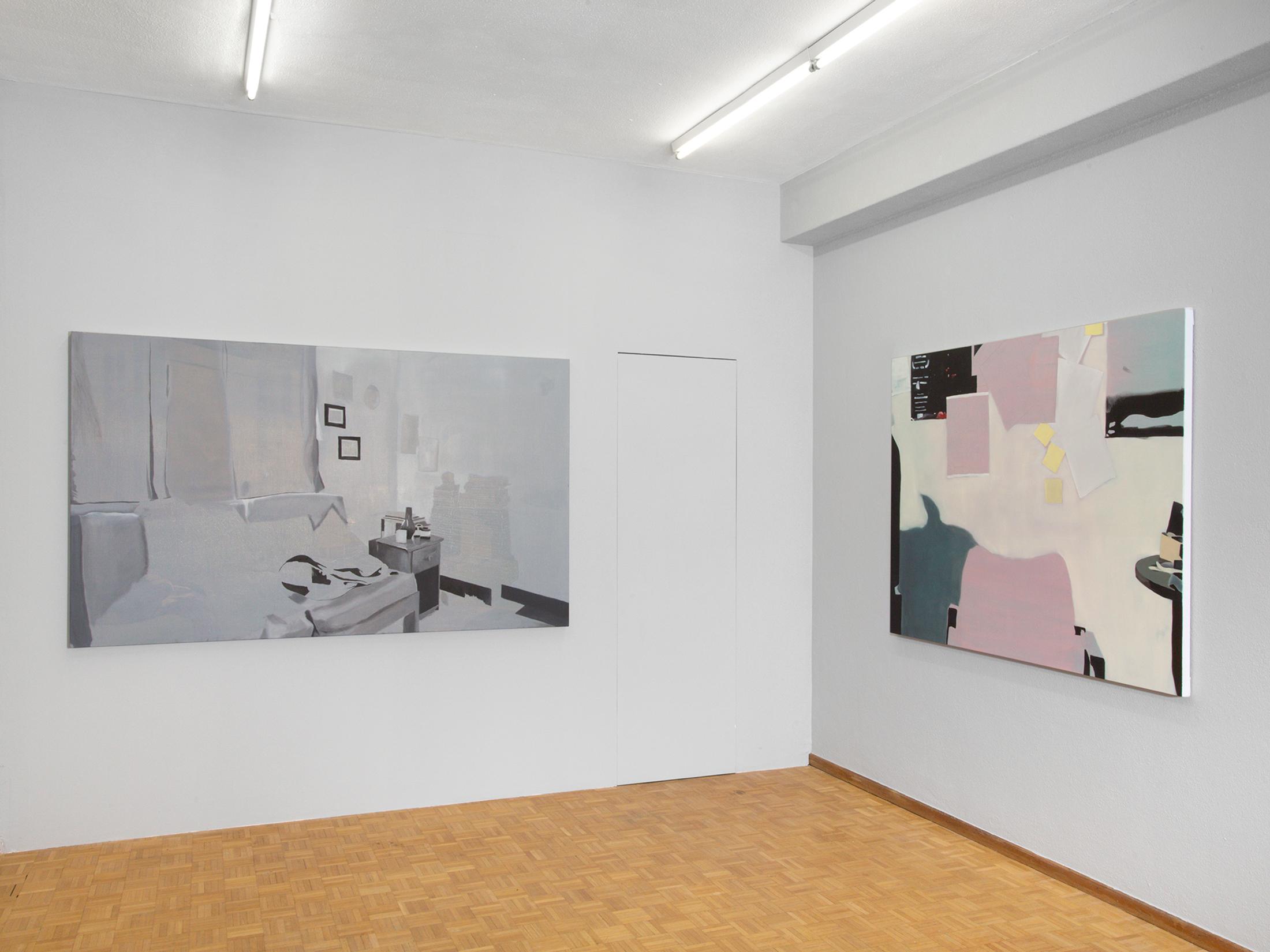 Exhibition View Deborah-Joyce Holman Solo Show «Beautiful and tough as chestnut/stanchions against our nightmare of weakness» at Sentiment, Zurich, 2022 / Photo: Philipp Rupp / Courtesy: the artist and Sentiment