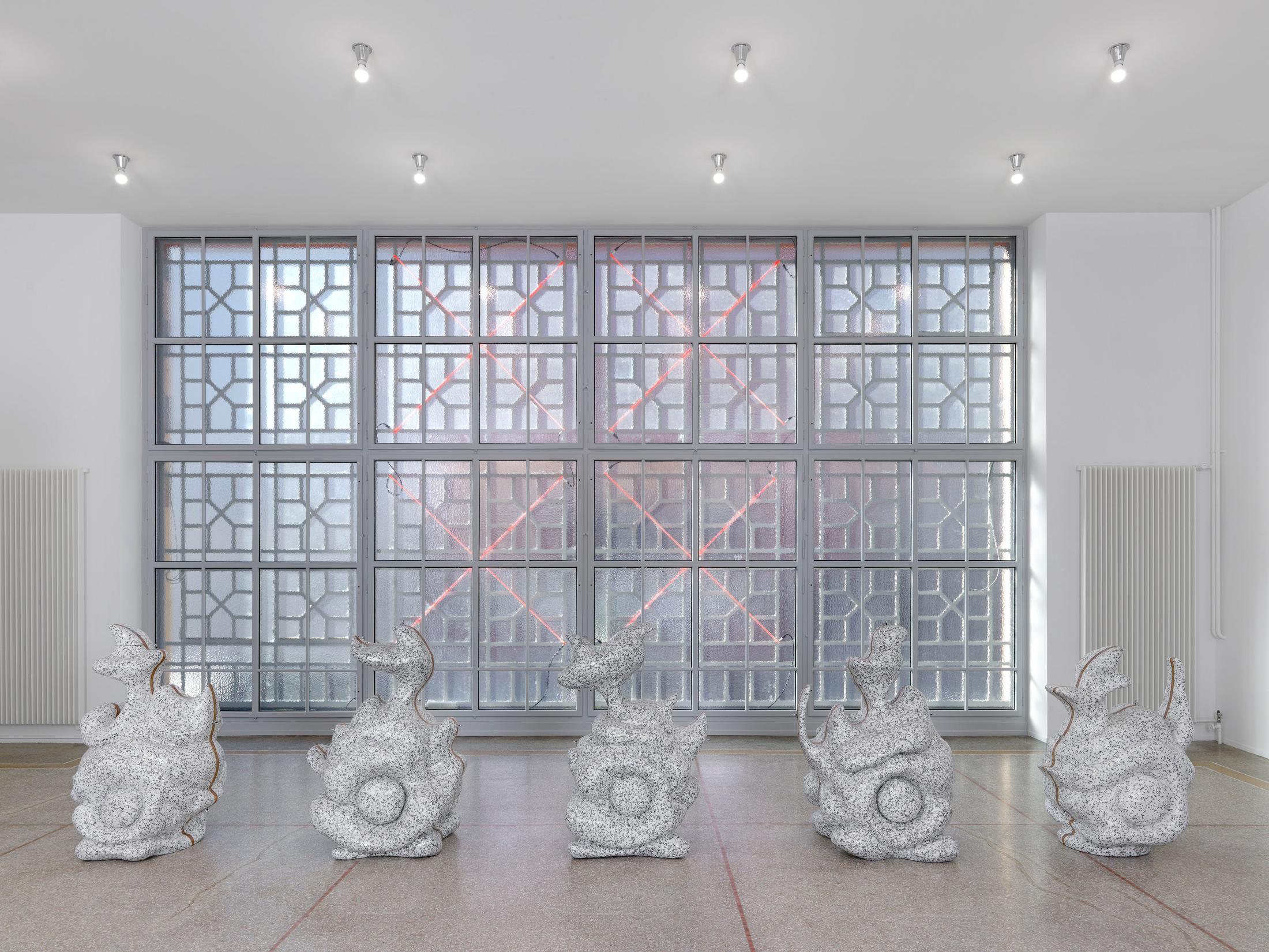 Exhibition View Denis Savary Soloshow «Houdin» at MBAC, La Chaux-de-Fonds, 2019 / Photo: Annik Wetter