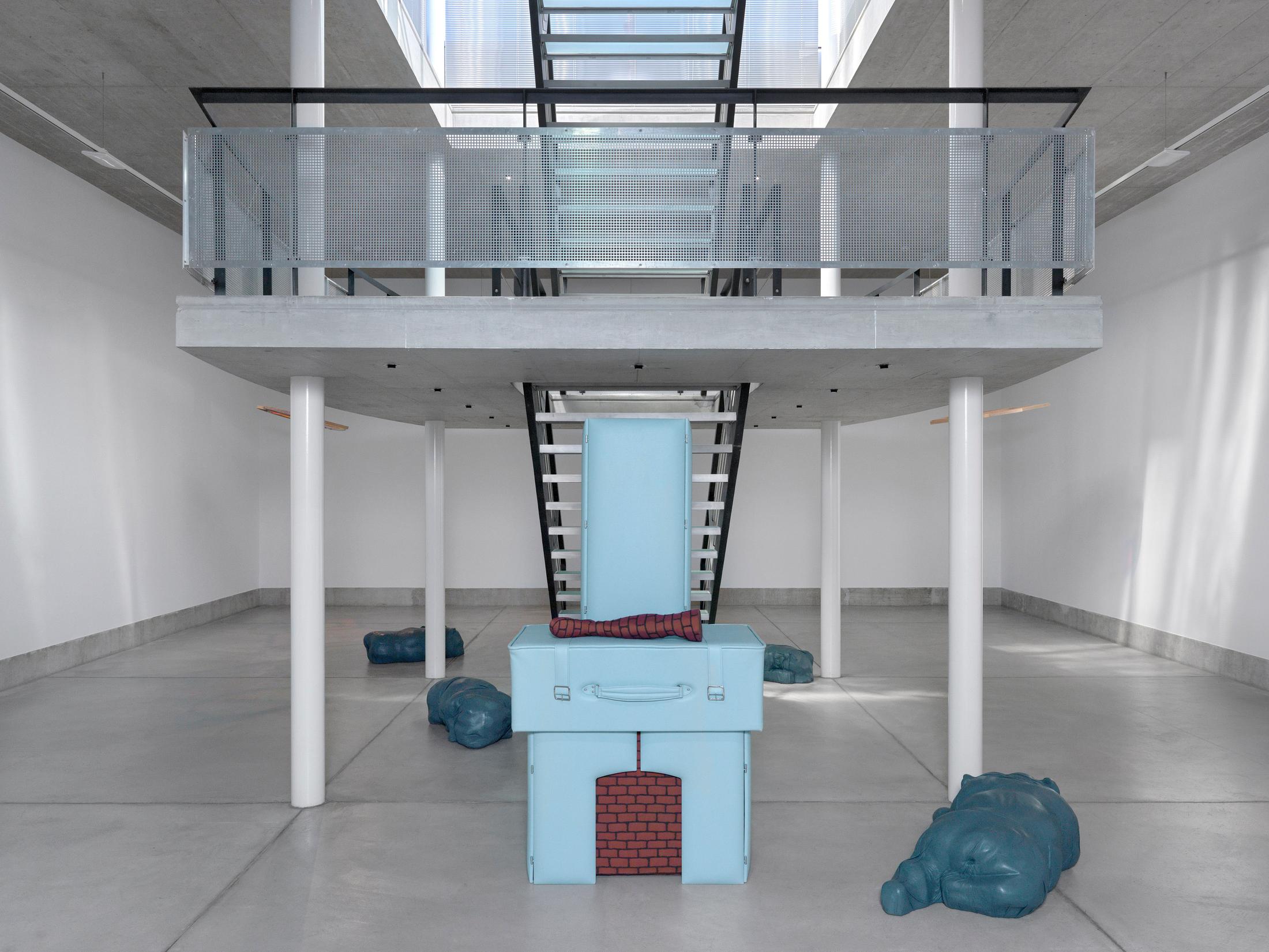 Exhibition View Denis Savary Soloshow «Houdin» at MBAC, La Chaux-de-Fonds, 2019 / Photo: Annik Wetter