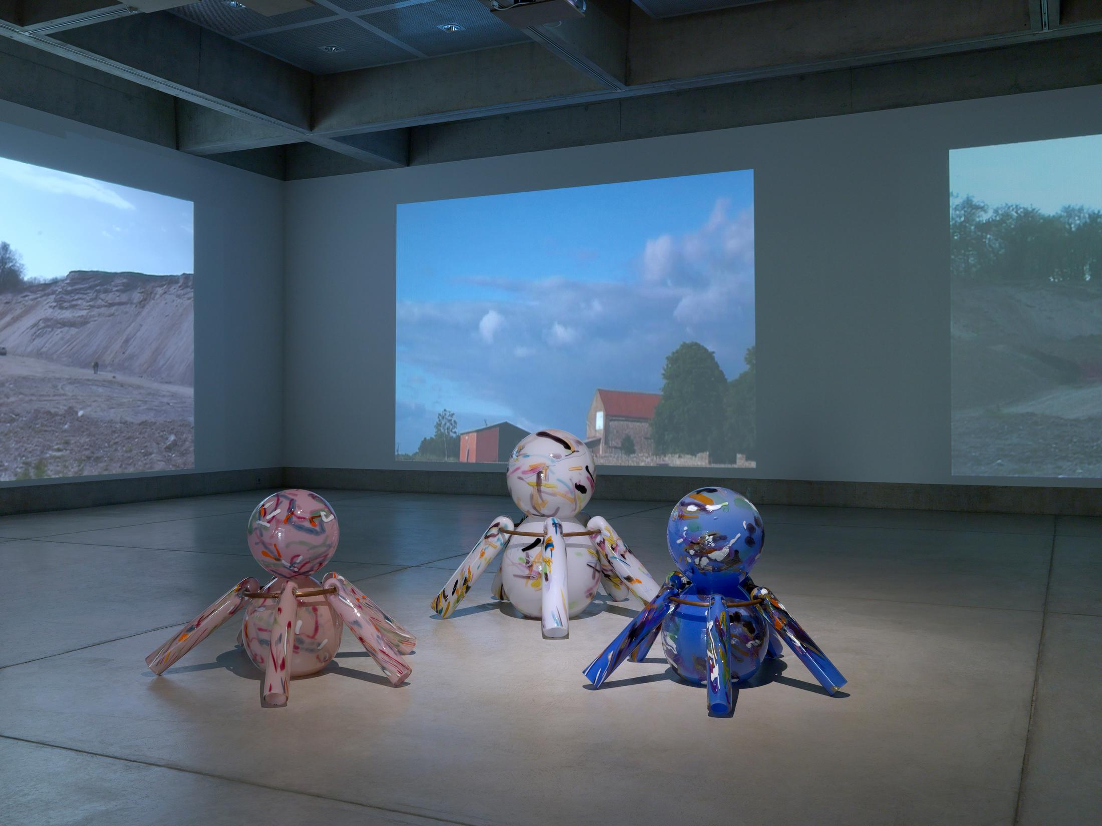 Exhibition View Denis Savary Soloshow «Houdin» at MBAC, La Chaux-de-Fonds, 2019 / Photo: Annik Wetter