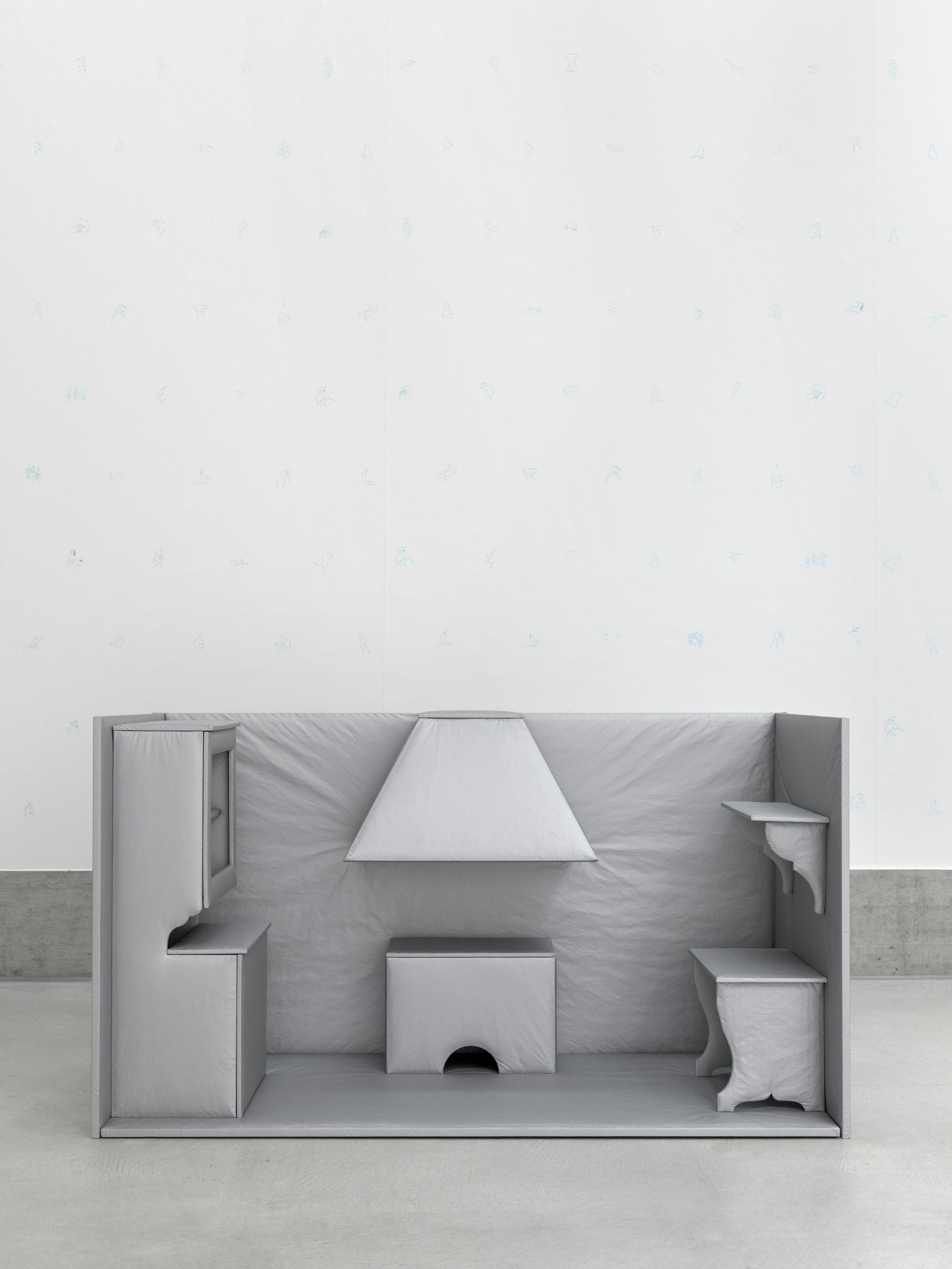 Exhibition View Denis Savary Soloshow «Houdin» at MBAC, La Chaux-de-Fonds, 2019 / Photo: Annik Wetter