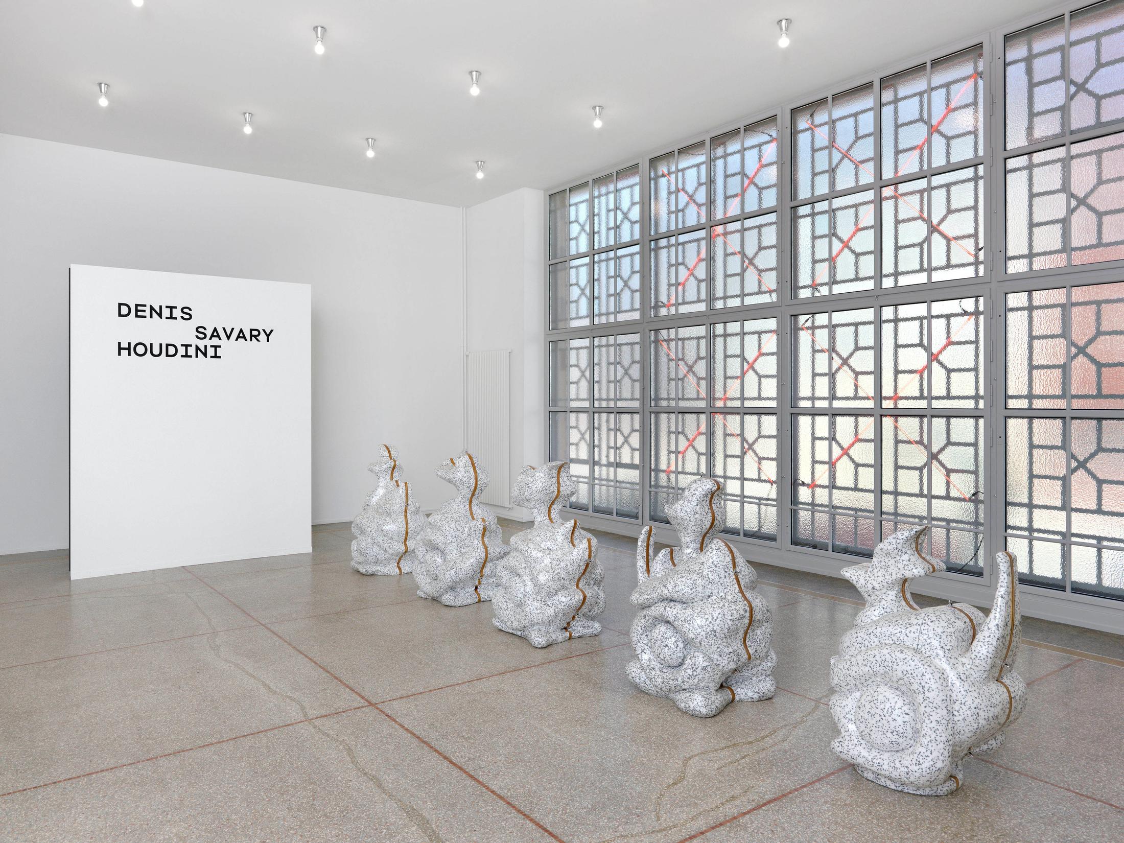 Exhibition View Denis Savary Soloshow «Houdin» at MBAC, La Chaux-de-Fonds, 2019 / Photo: Annik Wetter