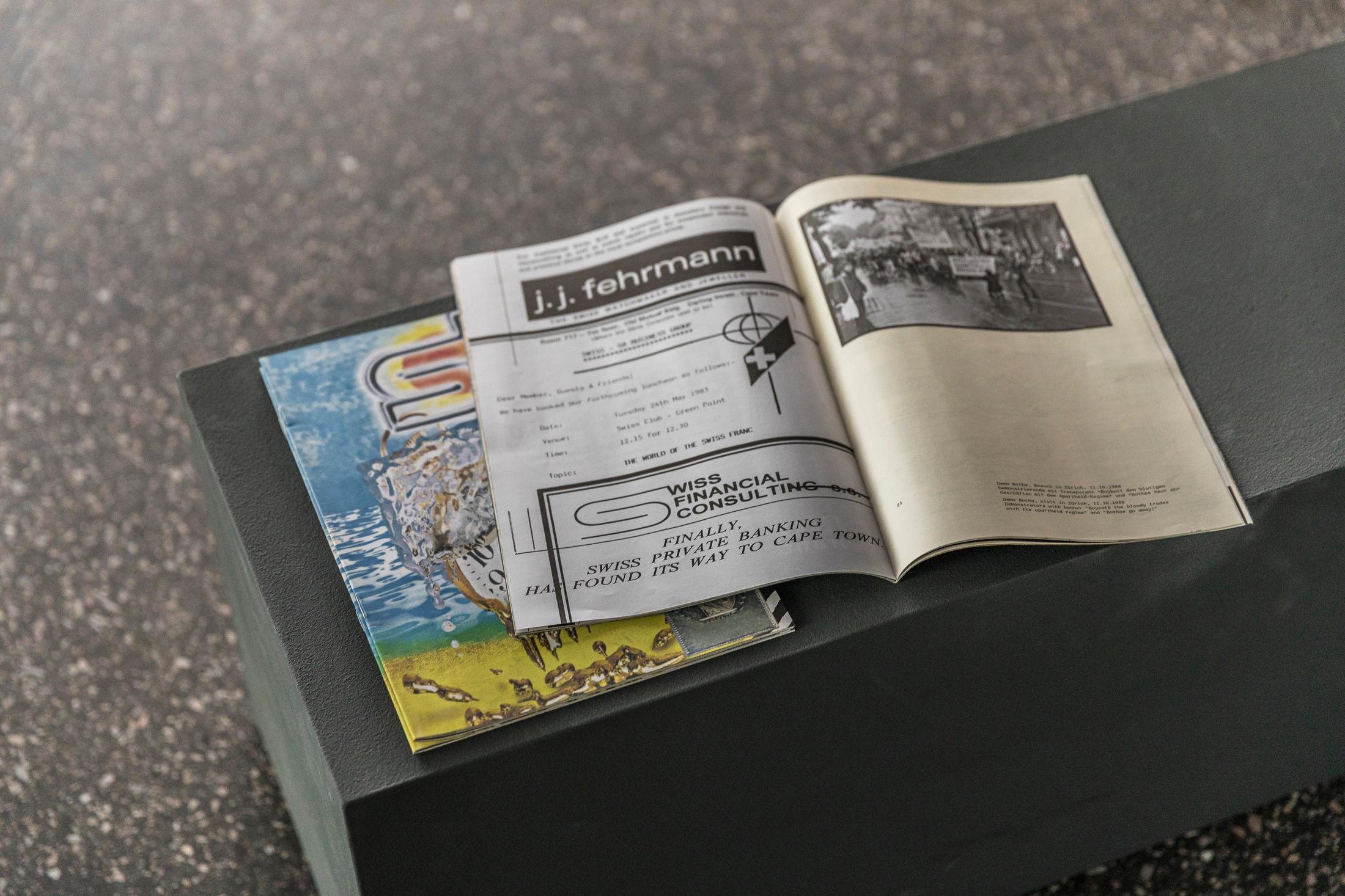 Exhibition View Denise Bertschi and Inas Halabi Groupshow «Forever or in a Hundred Years» at *ALTEFABRIK, Rapperswil-Jona / Photo: Peter Baracchi / Courtesy: the artists