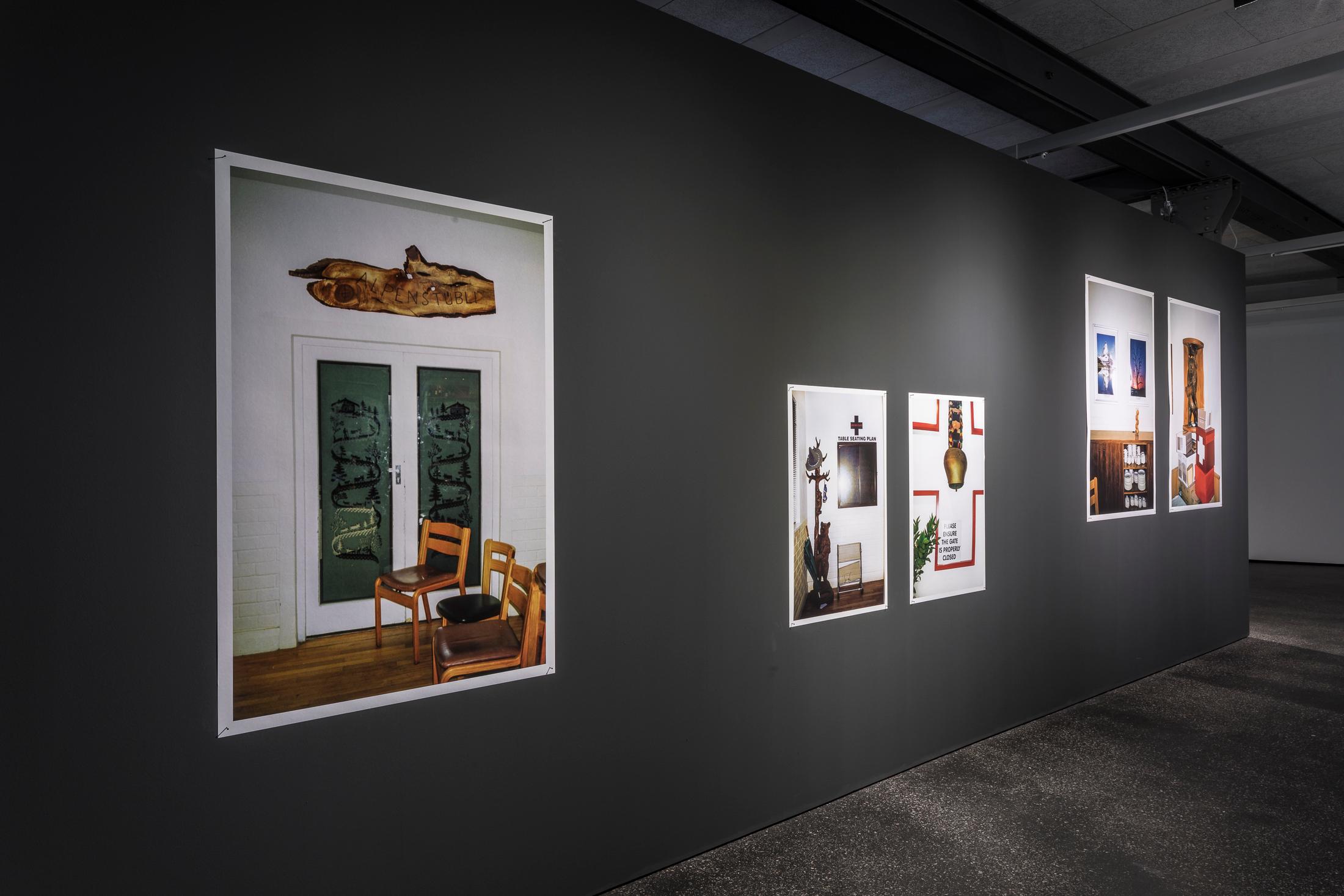 Exhibition View Denise Bertschi and Inas Halabi Groupshow «Forever or in a Hundred Years» at *ALTEFABRIK, Rapperswil-Jona / Photo: Peter Baracchi / Courtesy: the artists