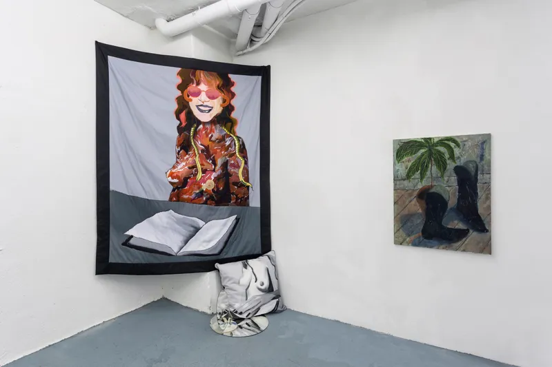 Exhibition View Groupshow «Dieter Hall & Xénia Lucie Laffely» at Last Tango, Zurich / Photo: Kilian Bannwart / Courtesy: the artist and Last Tango, Zurich