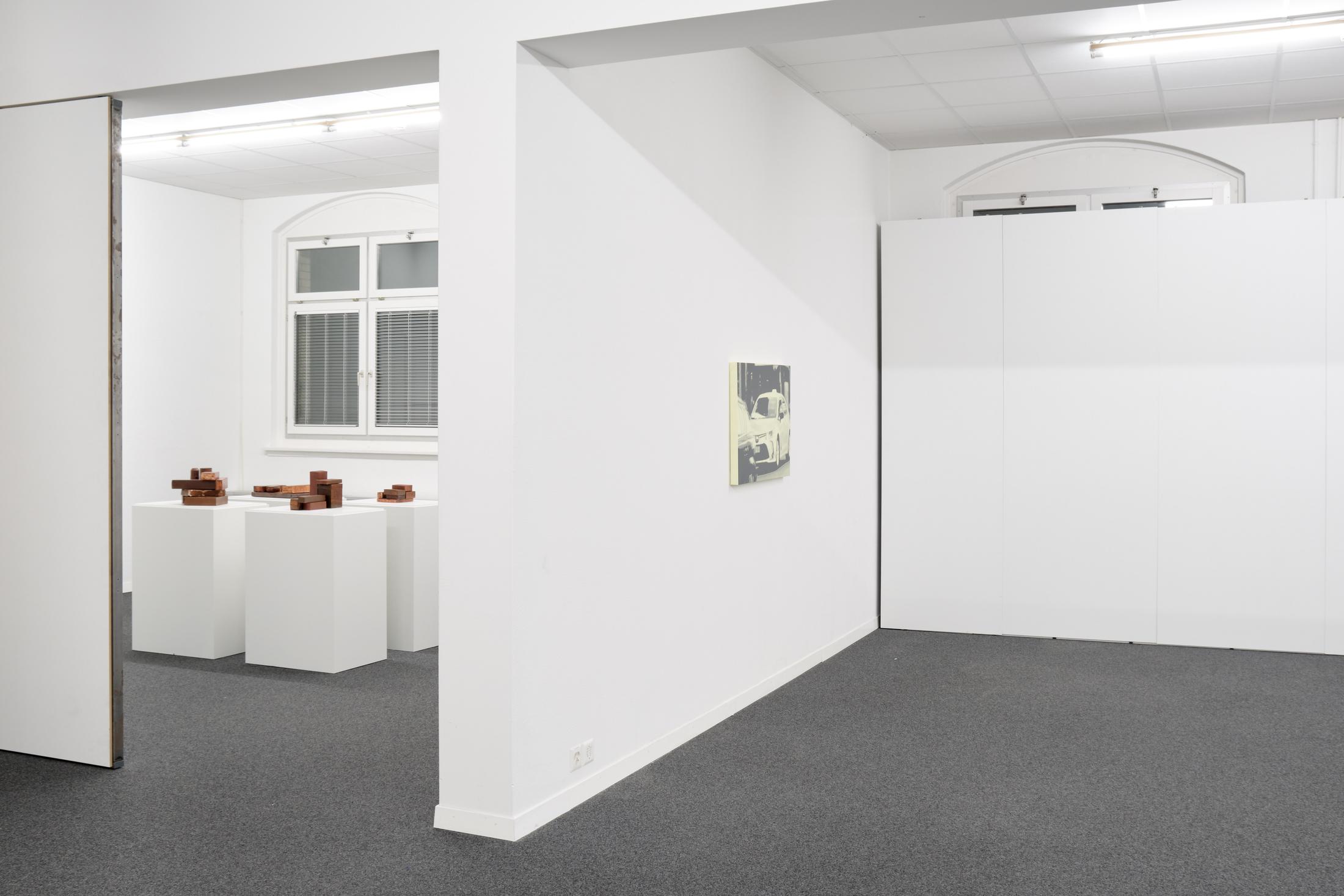 Exhibition View Dominic Michel Solo Show «Trance» at unanimous consent, Zurich, 2023 / Photo: Philip Ullrich / Courtesy: the artist and unanimous consent