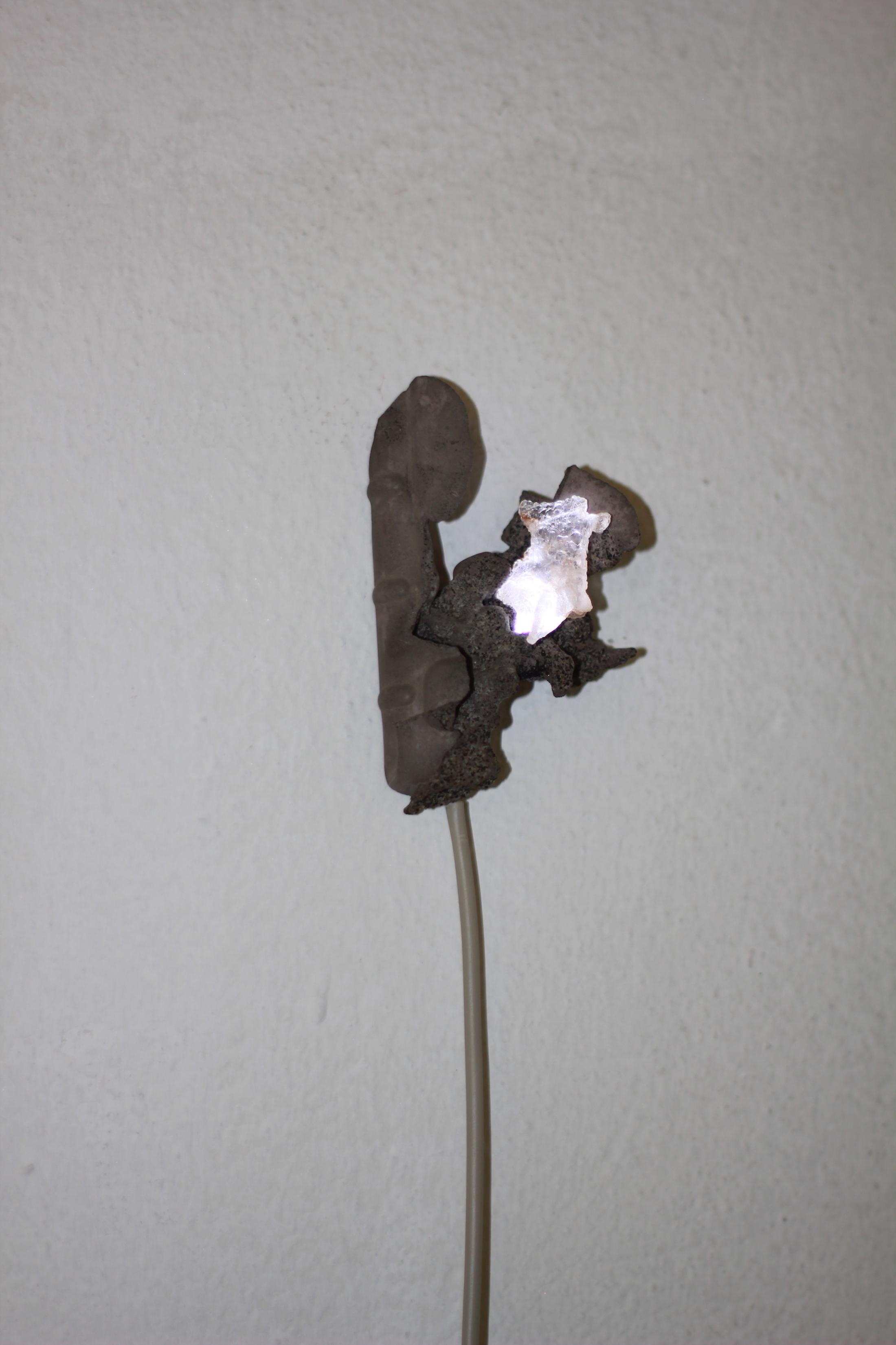 Exhibition View Group Show «Dopesick; view on Hunter Longe, Relic of an Evaporated Sea VI, 2021» at Binz39, Zurich, 2022 / Photo: Cagey / Courtesy: the artists and Binz39