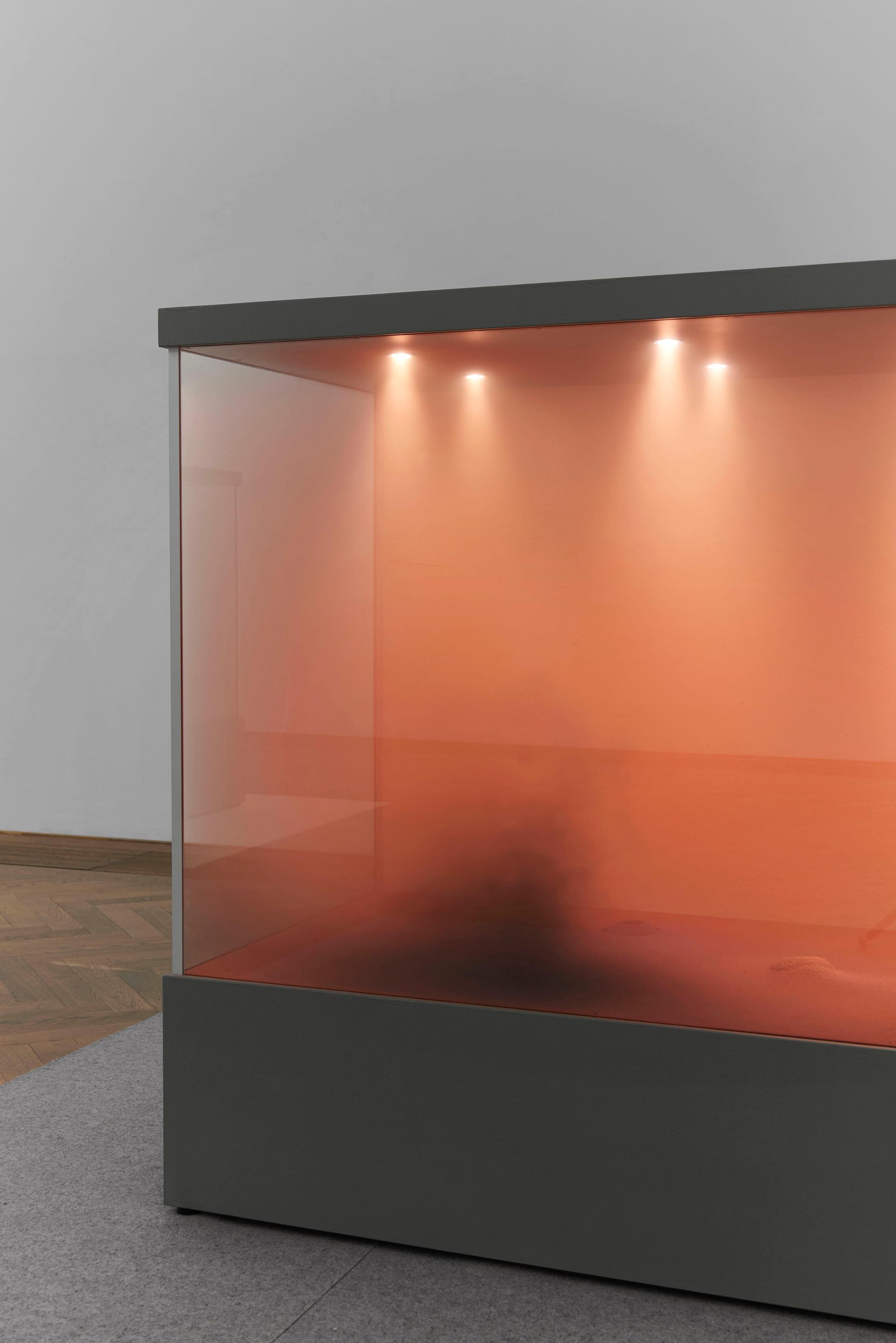 Exhibition View Dora Budor Soloshow «I am Gong» at Kunsthalle Basel / Photo: Philipp Hänger / Courtesy: the artist