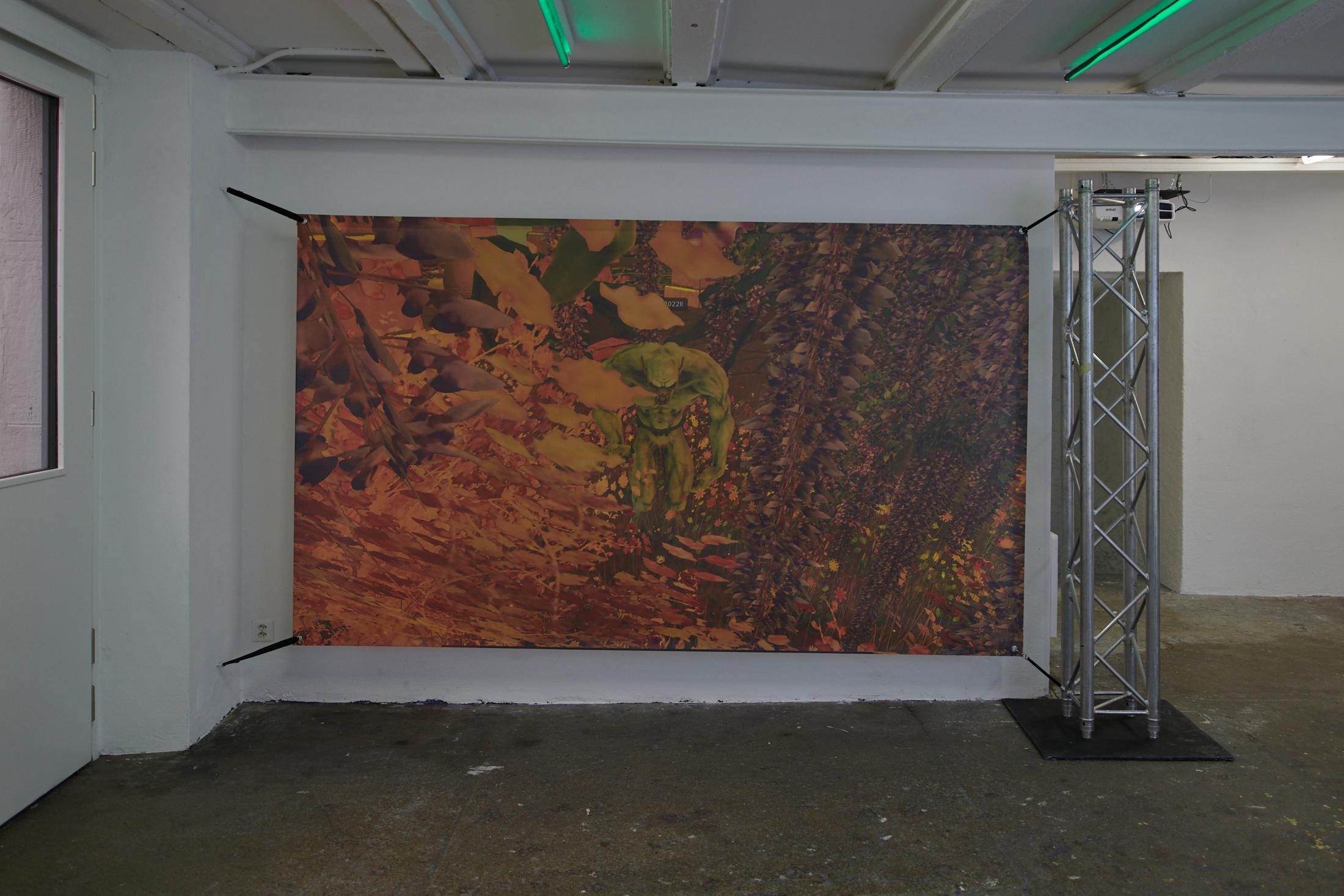 Exhibition View Duo Show «Human Tank, view on Doris Dehan Son & Sinae Yoo, Re-invention, 2022» at WallStreet, Fribourg, 2022 / Photo: Guillaume Python / Courtesy: the artists and WallStreet